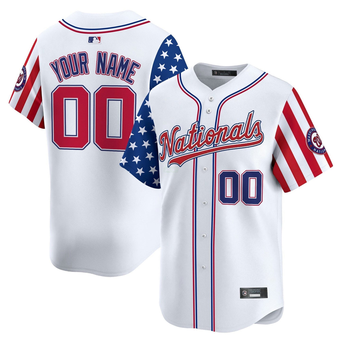 Camisa MLB Washington 2025 Independence Day Vapor Premier Limited Jersey