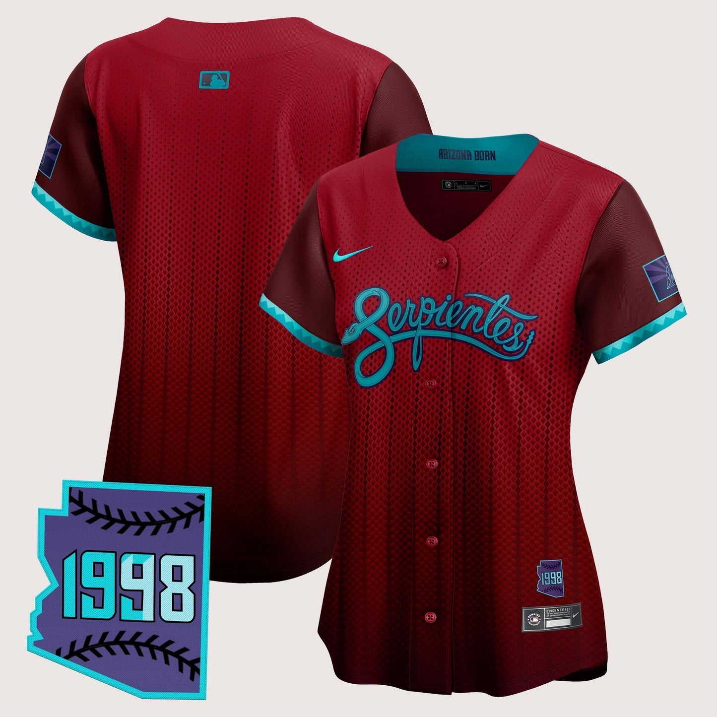 Camisa MLB Women’s Arizona 2025 City Connect Vapor Premier Limited Jersey V2 – Stitched