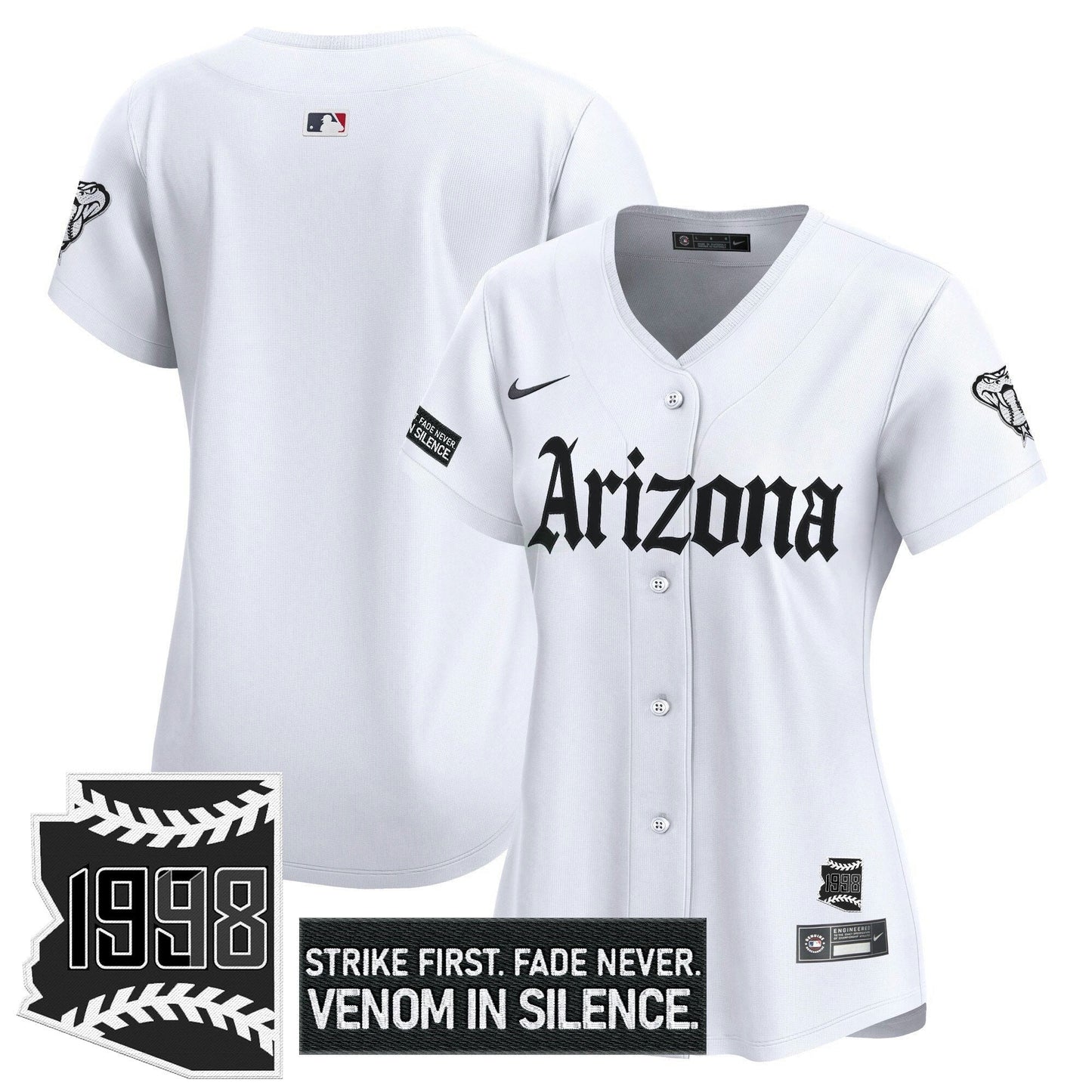 Camisa MLB Women’s Arizona ‘Gothic Desert Fang Edition’ Vapor Premier Limited Jersey