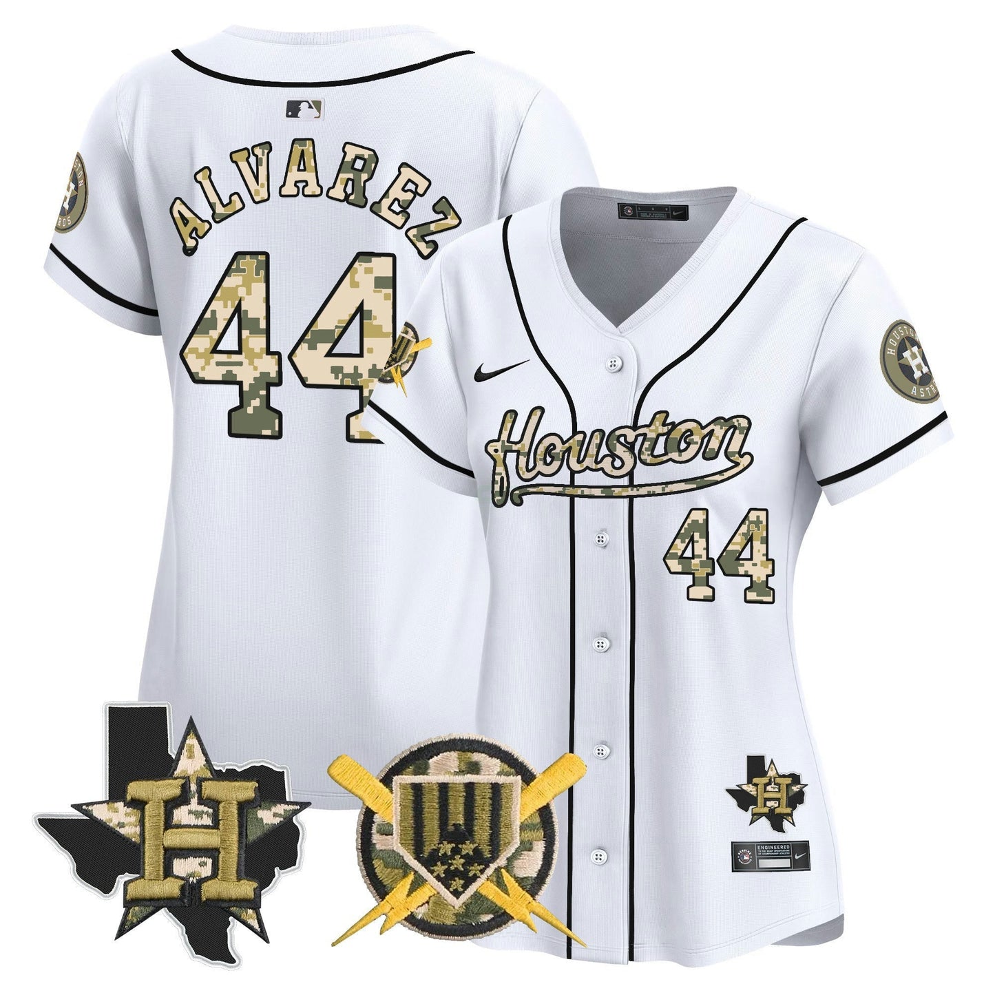 Camisa MLB Houston Astros Women’s Armed Forces Day Vapor Premier Limited Jersey