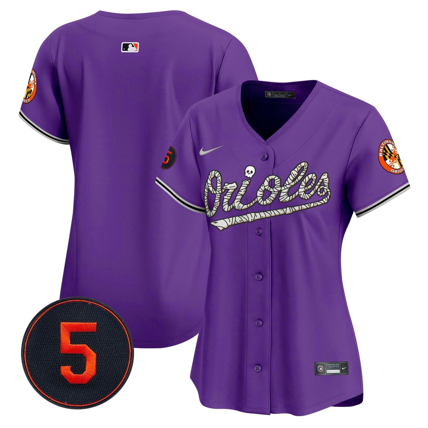 Camisa MLB Women’s Baltimore Halloween Vapor Premier Limited Jersey