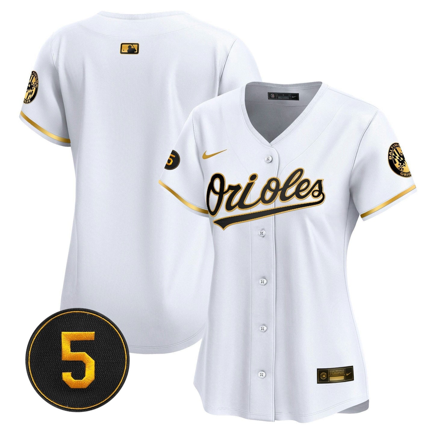 Camisa MLB Women’s Baltimore Robinson Patch Vapor Premier Limited Jersey