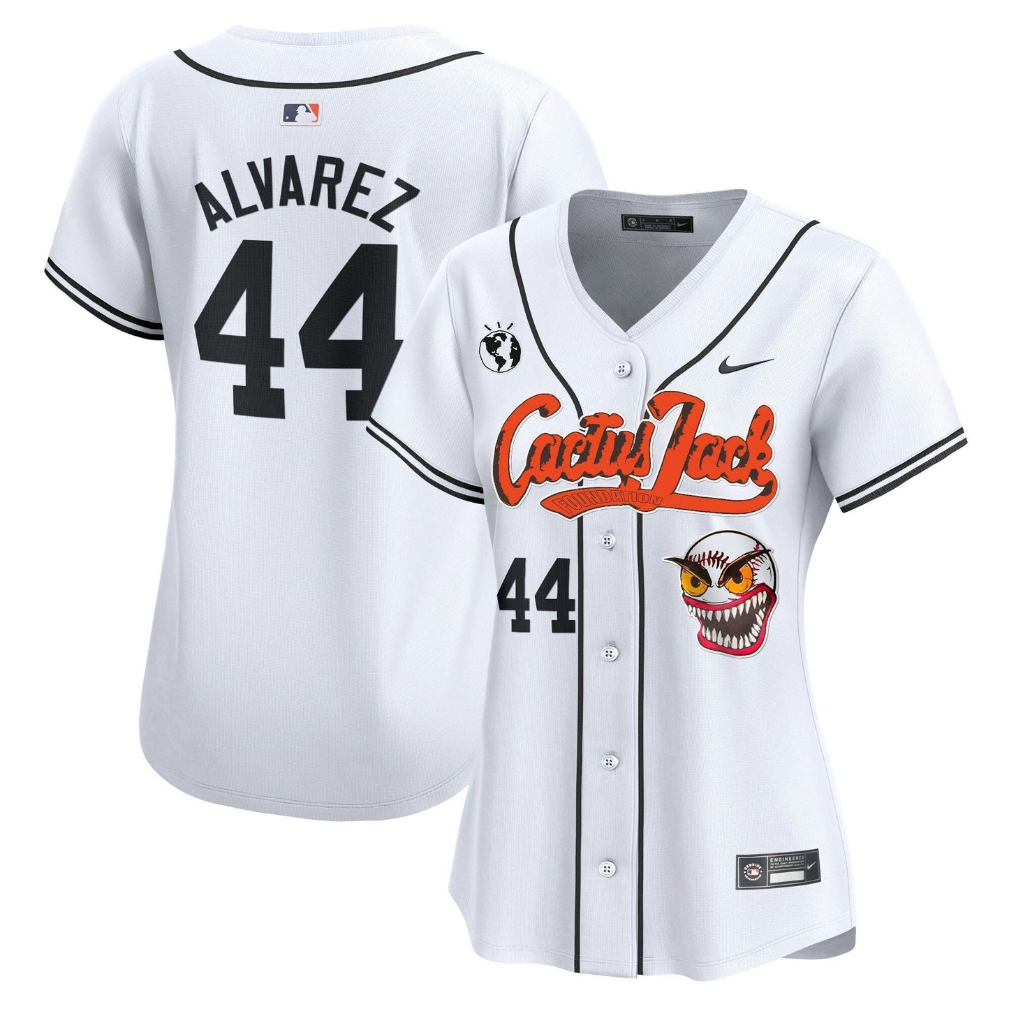 Camisa MLB Women’s Houston Cactus Jack Vapor Premier Limited Jersey – Stitched