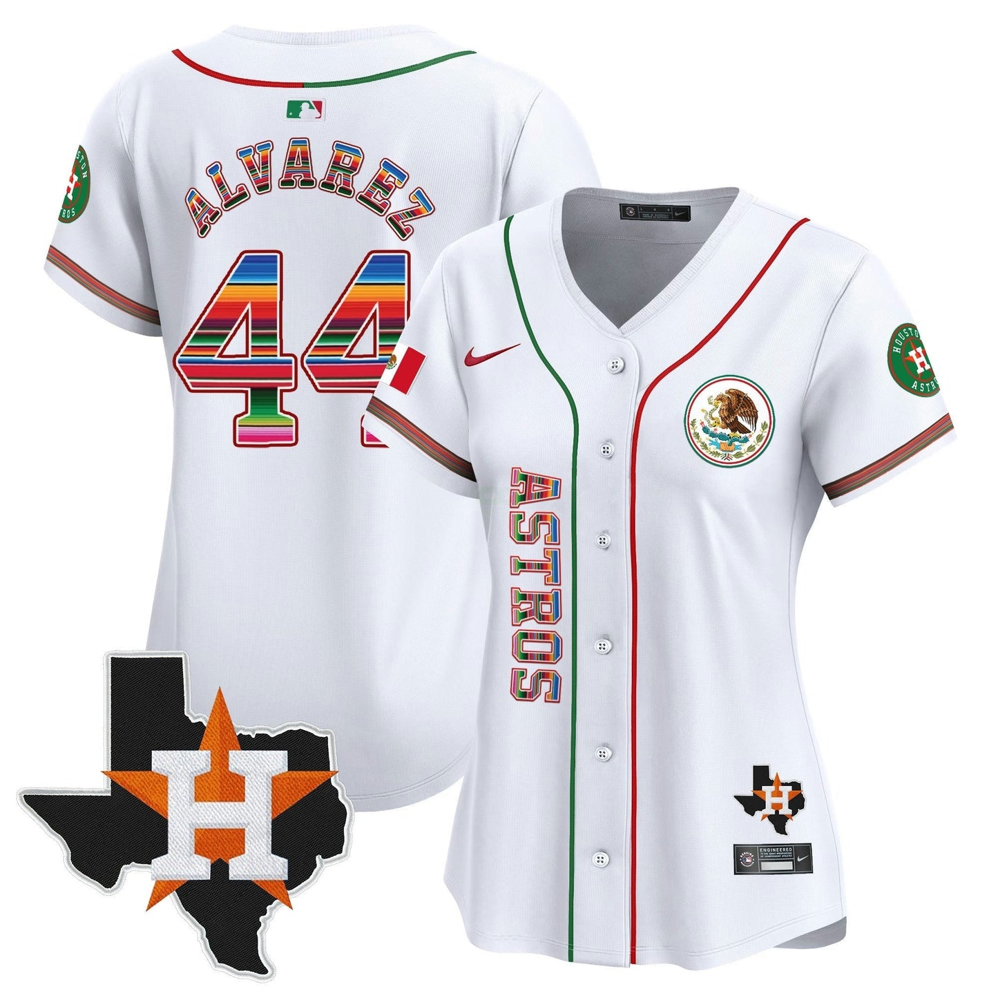 Camisa MLB Women’s Houston Mexico Vapor Premier Limited Jersey V4