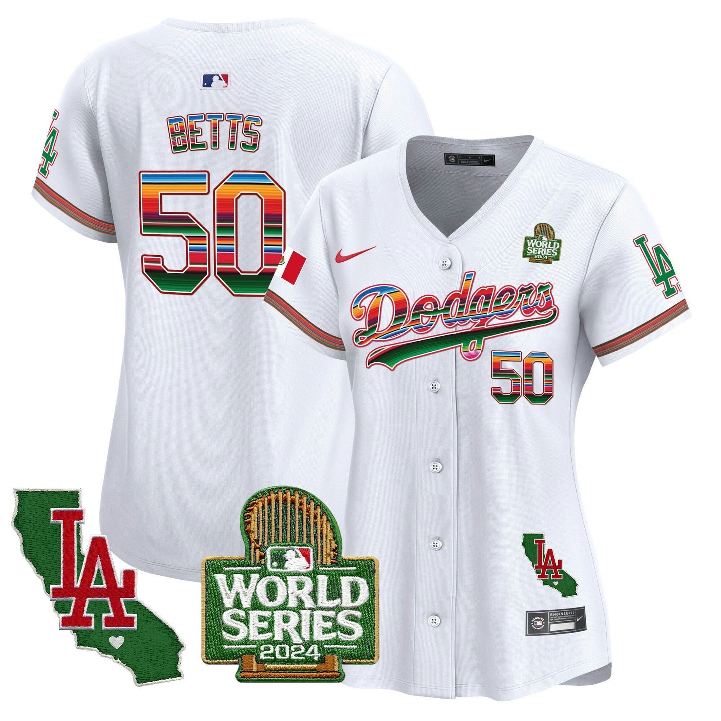 Camisa MLB Women’s Mexico 2024 World Series Vapor Premier Limited Jersey V2