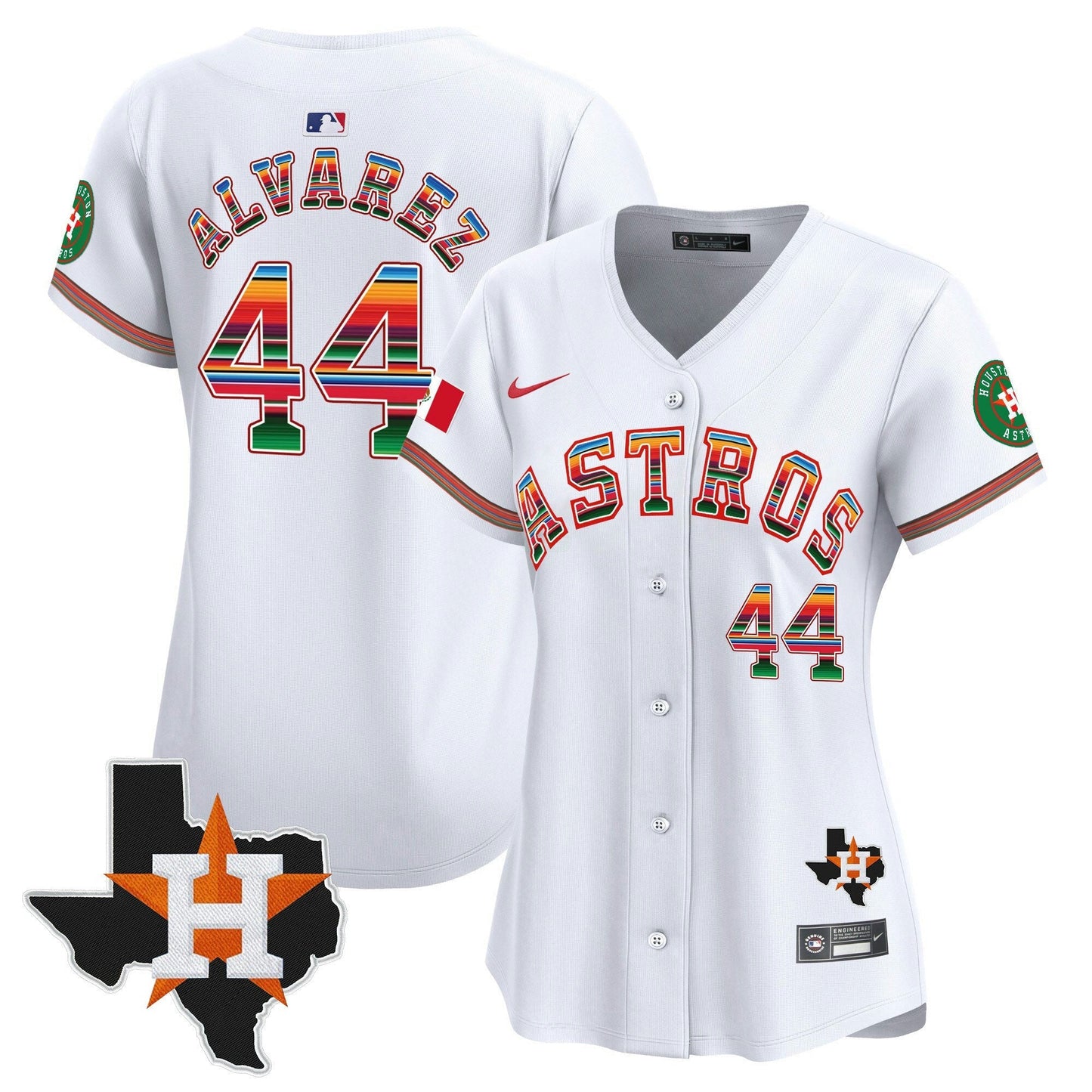 Camisa MLB Women’s Mexico Texas Patch Vapor Premier Limited Jersey