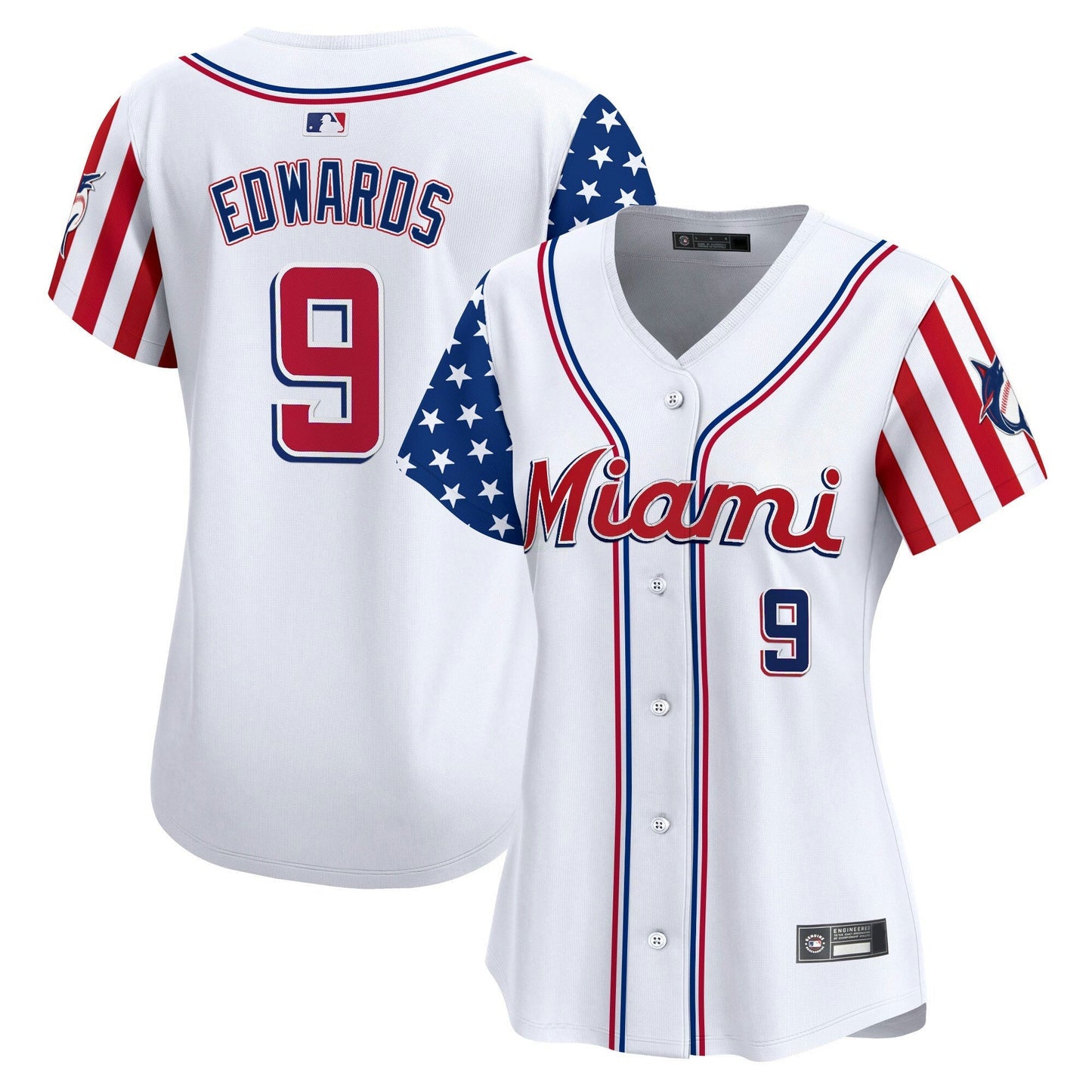 Camisa MLB Women’s Miami 2025 Independence Day Vapor Premier Limited Jersey