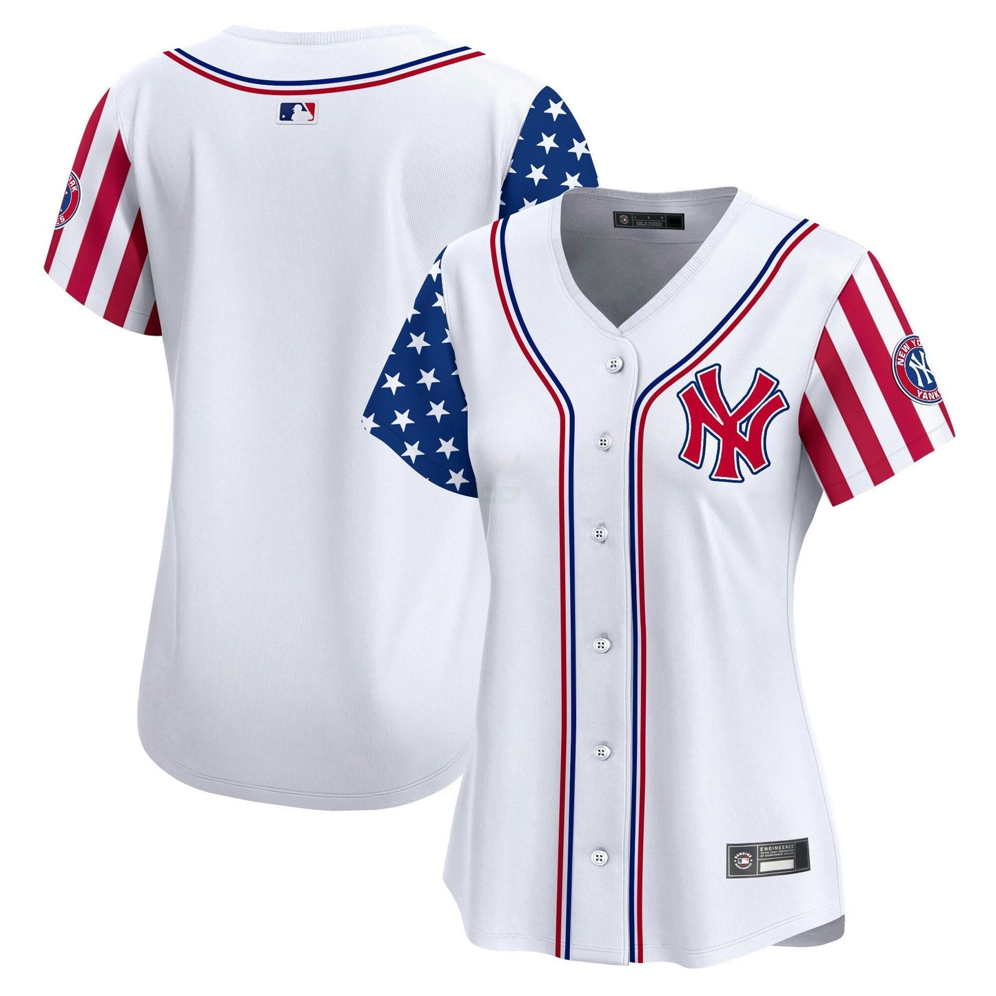Camisa MLB New York Yankees Women’s New York 2025 Independence Day Vapor Premier Limited Jersey