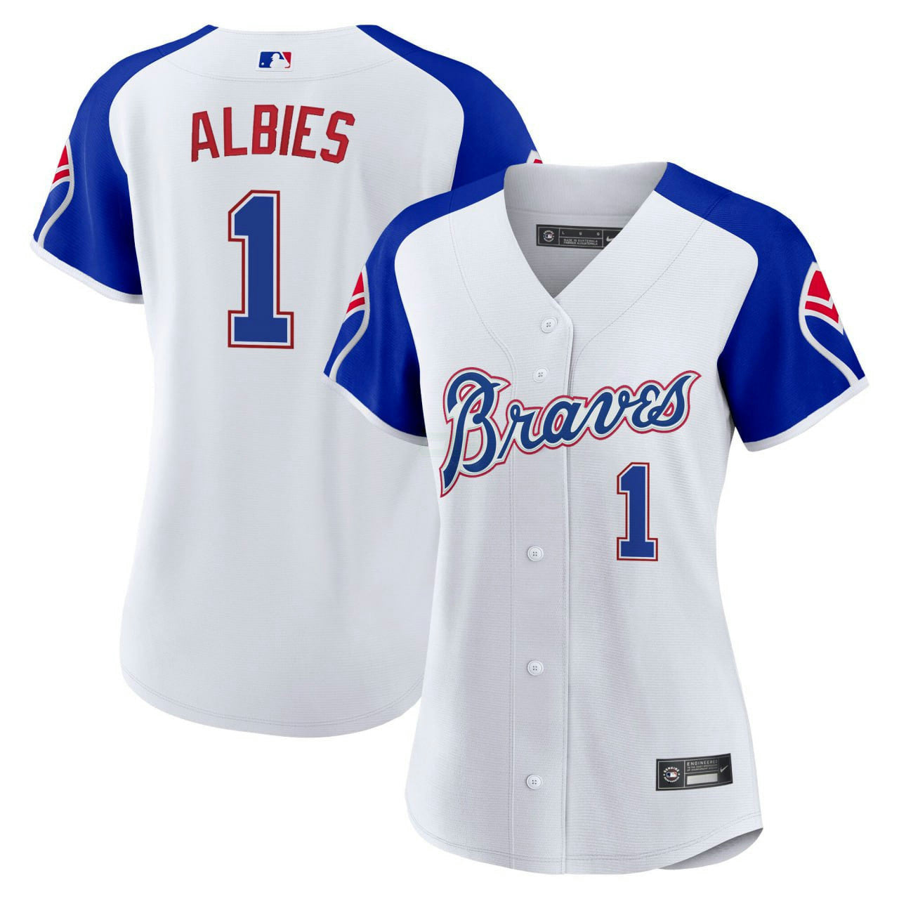 Camisa MLB Women’s Ozzie Albies Atlanta 2023 City Connect Jersey - Ozzie Albies