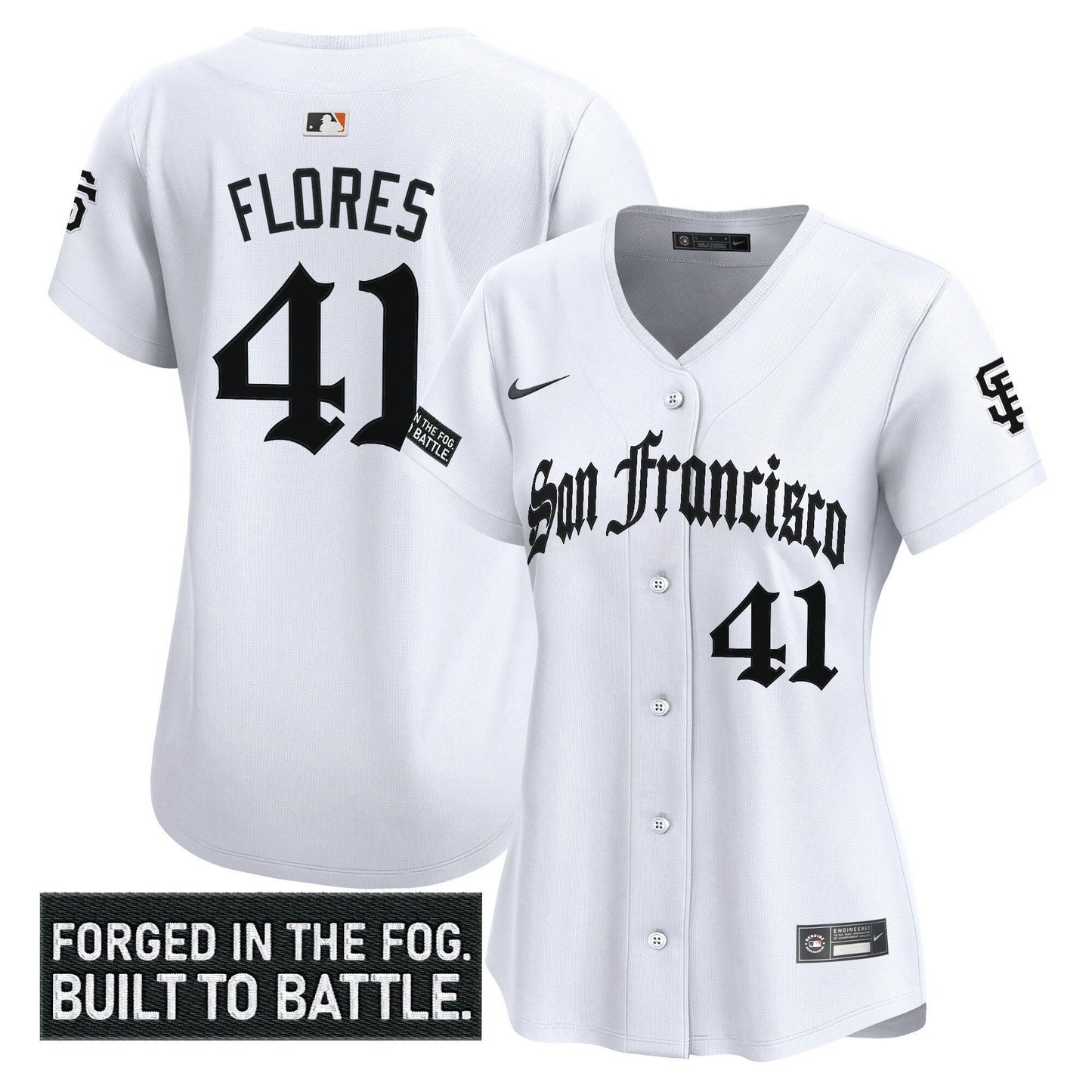 Camisa MLB Women’s San Francisco ‘Gothic Fog Edition’ Vapor Premier Limited Jersey
