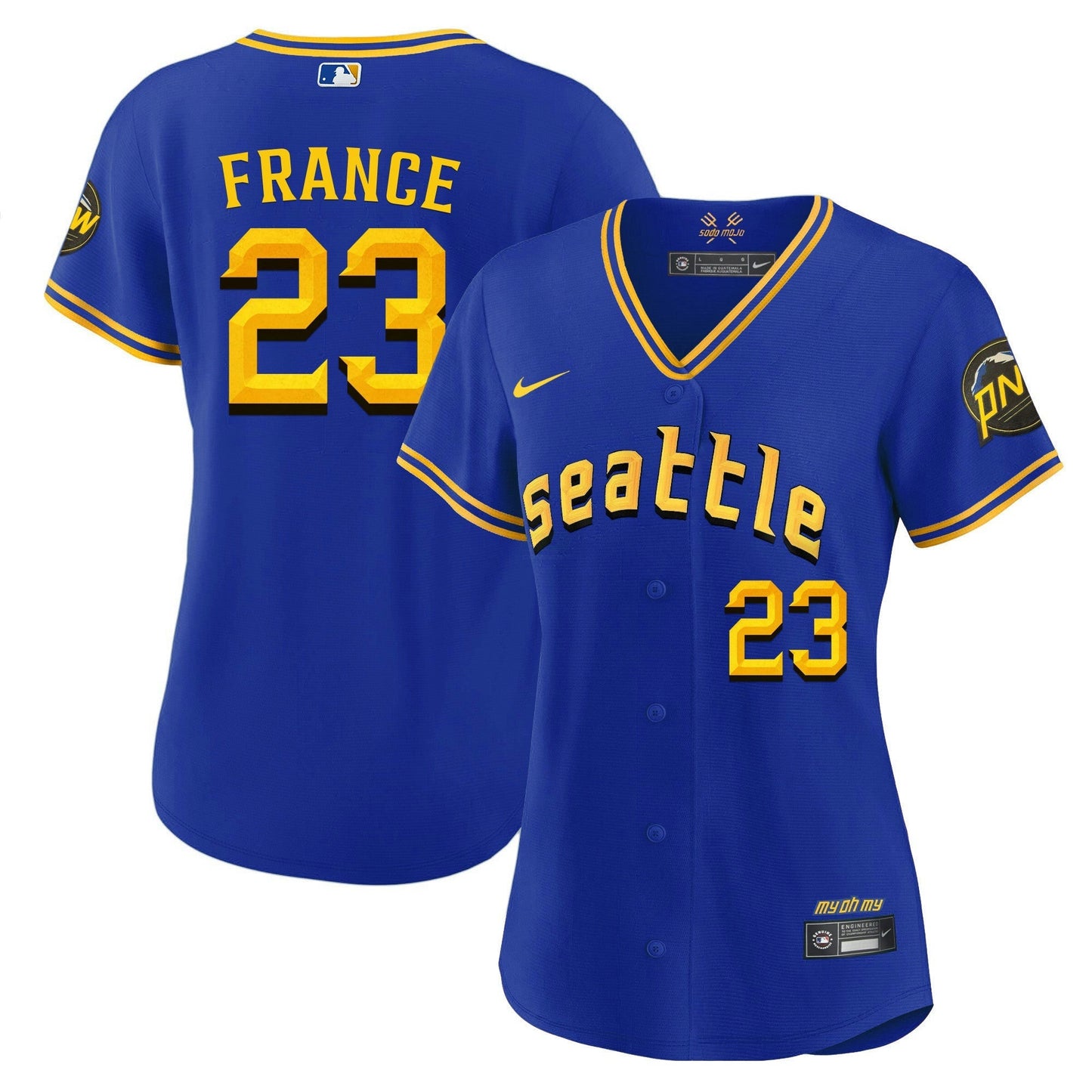 Camisa MLB Women’s Seattle 2023 City Connect Fan Made Jersey