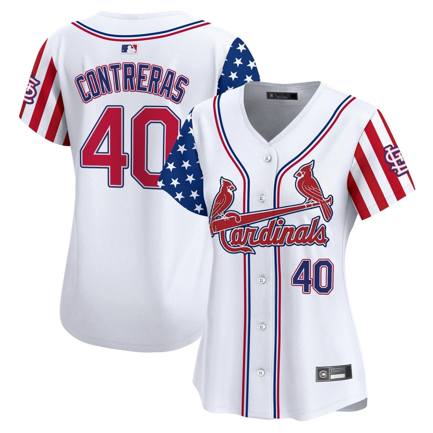 Camisa MLB Women’s St. Louis 2025 Independence Day Vapor Premier Limited Jersey V2