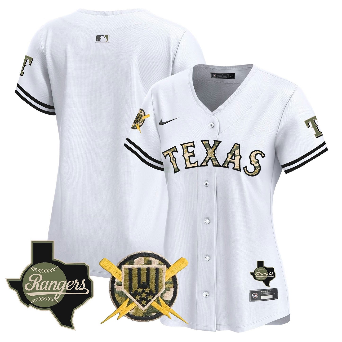 Camisa MLB Women’s Texas Armed Forces Day Vapor Premier Limited Jersey