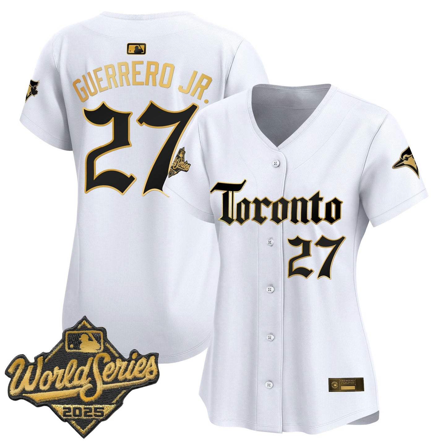 Camisa MLB Women’s Toronto 2025 World Series Vapor Premier Limited Jersey – Gothic North Edition