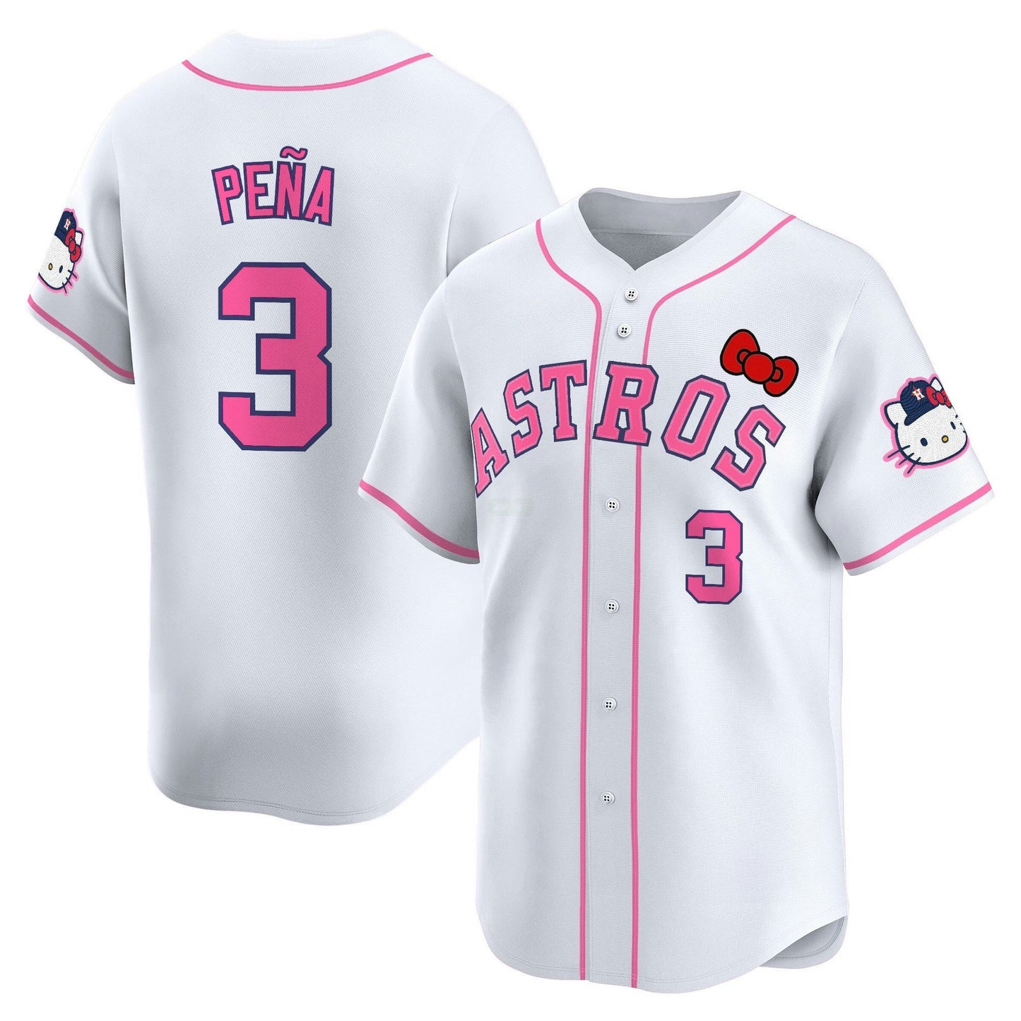Camisa MLB Youth’s Houston Hello Kitty Vapor Premier Limited Jersey V2