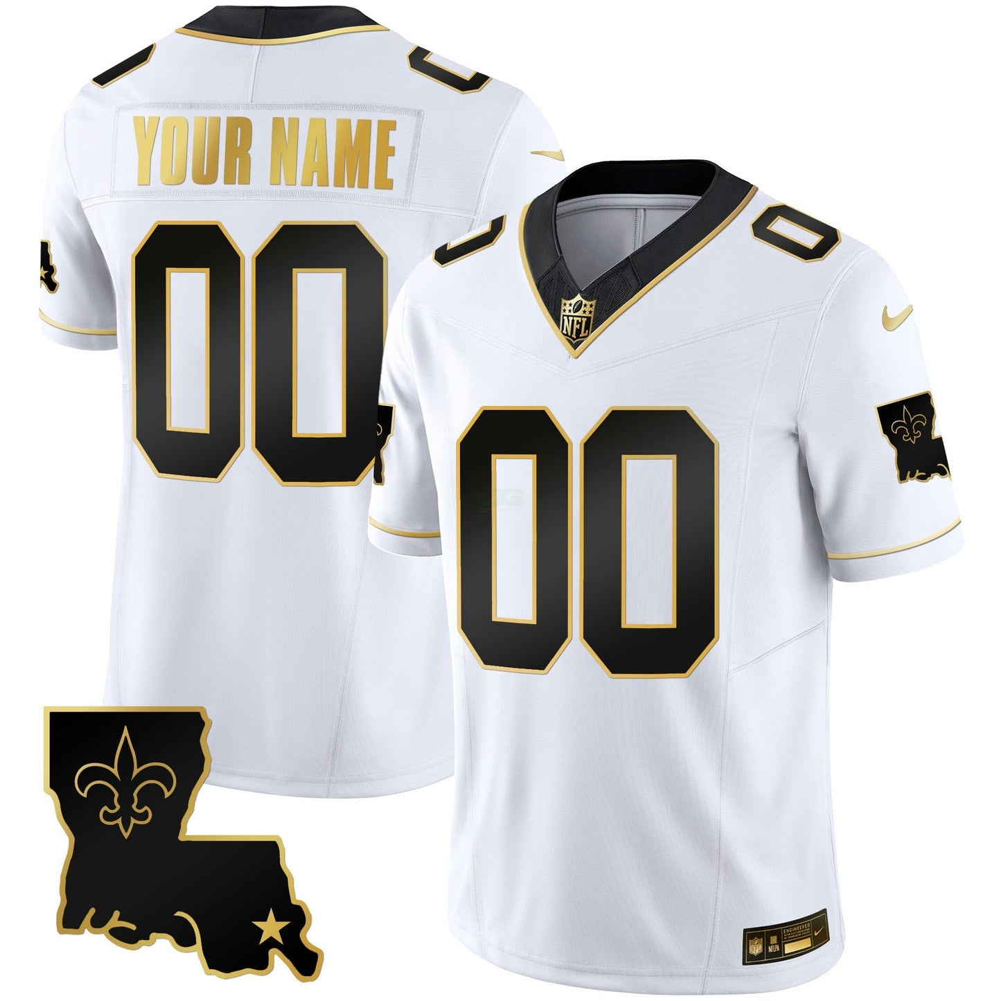 Camisa NFL 1987 Legacy Dourada Vapor Jersey