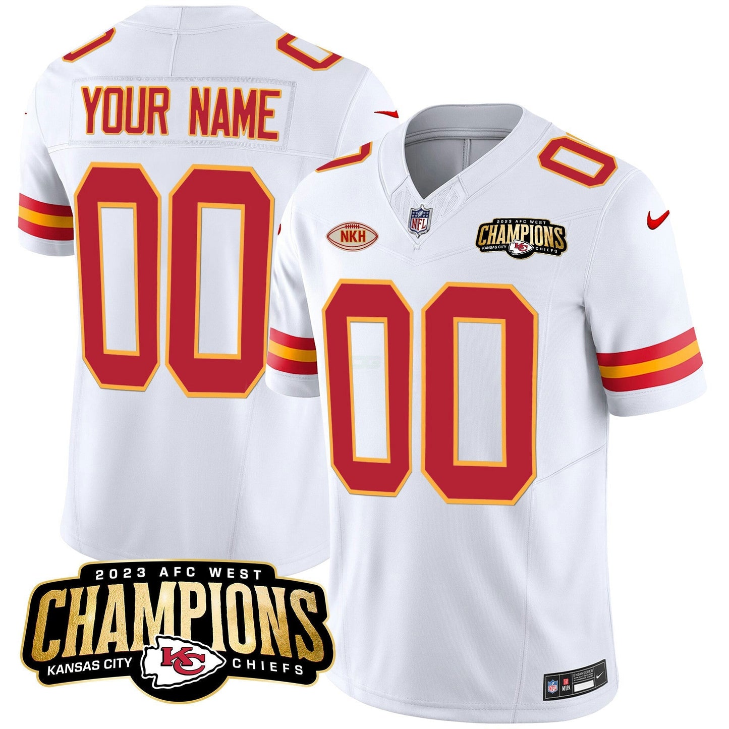 Camisa NFL 2023 AFC West Champions Patch Vapor Limited Jersey