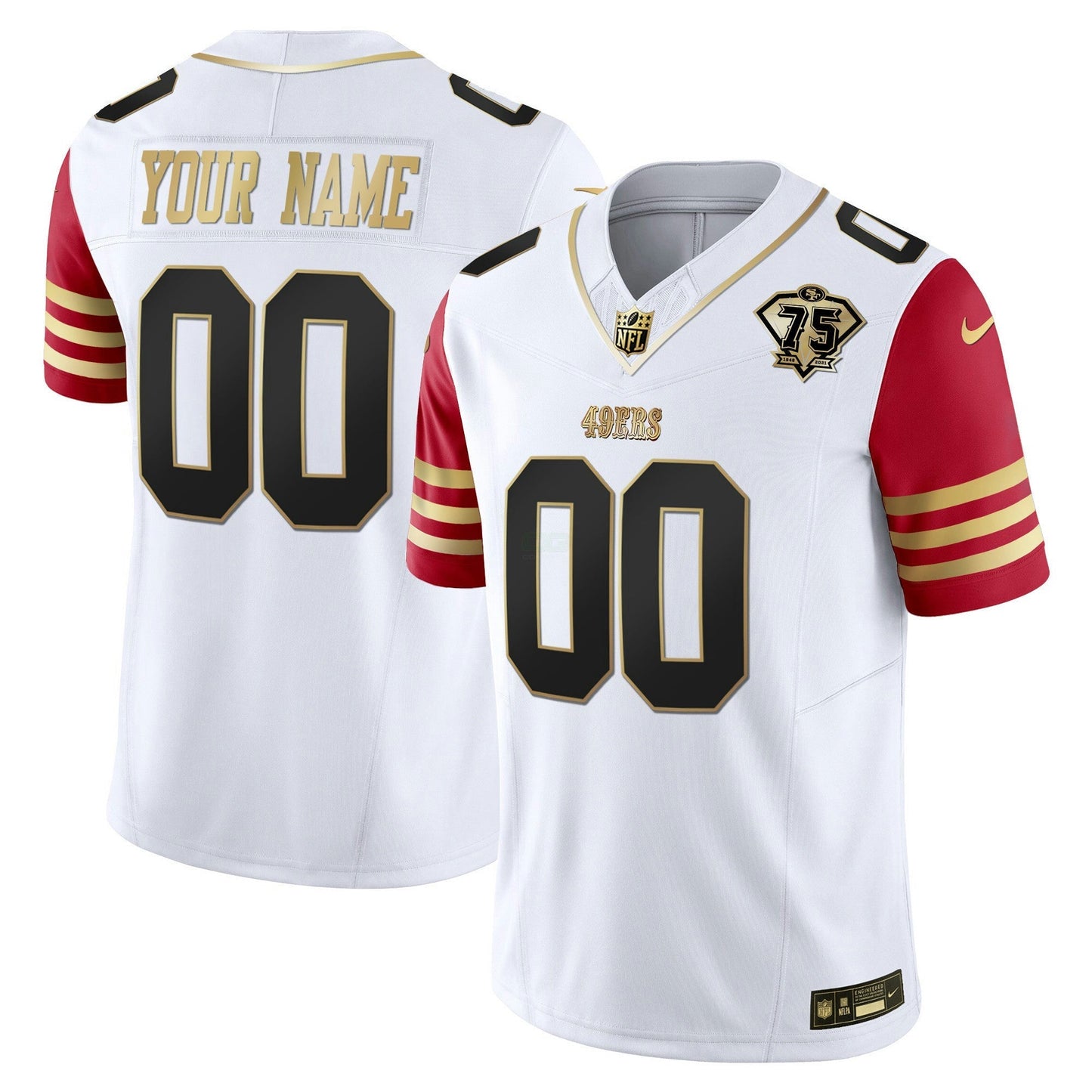 Camisa NFL 2023 Vapor Dourada Limited Jersey