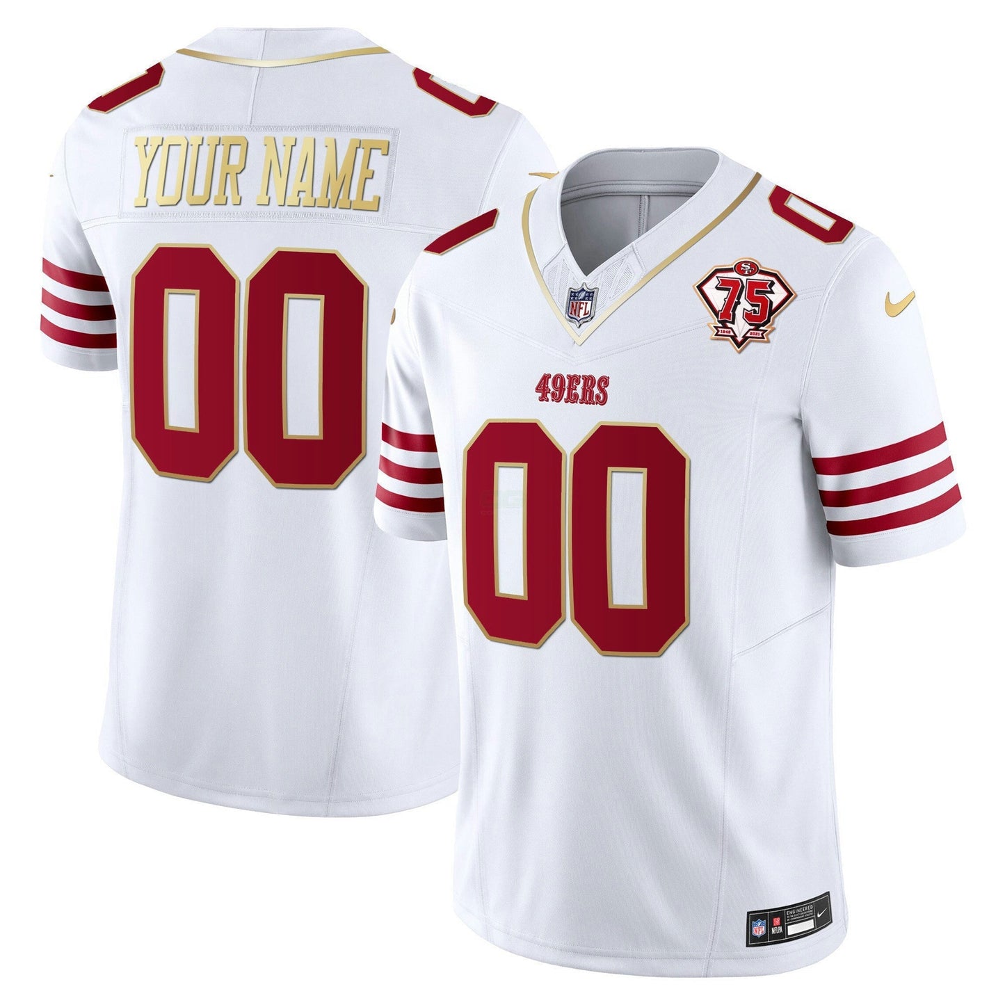 Camisa NFL 2023 Vapor Dourada Trim Limited Jersey