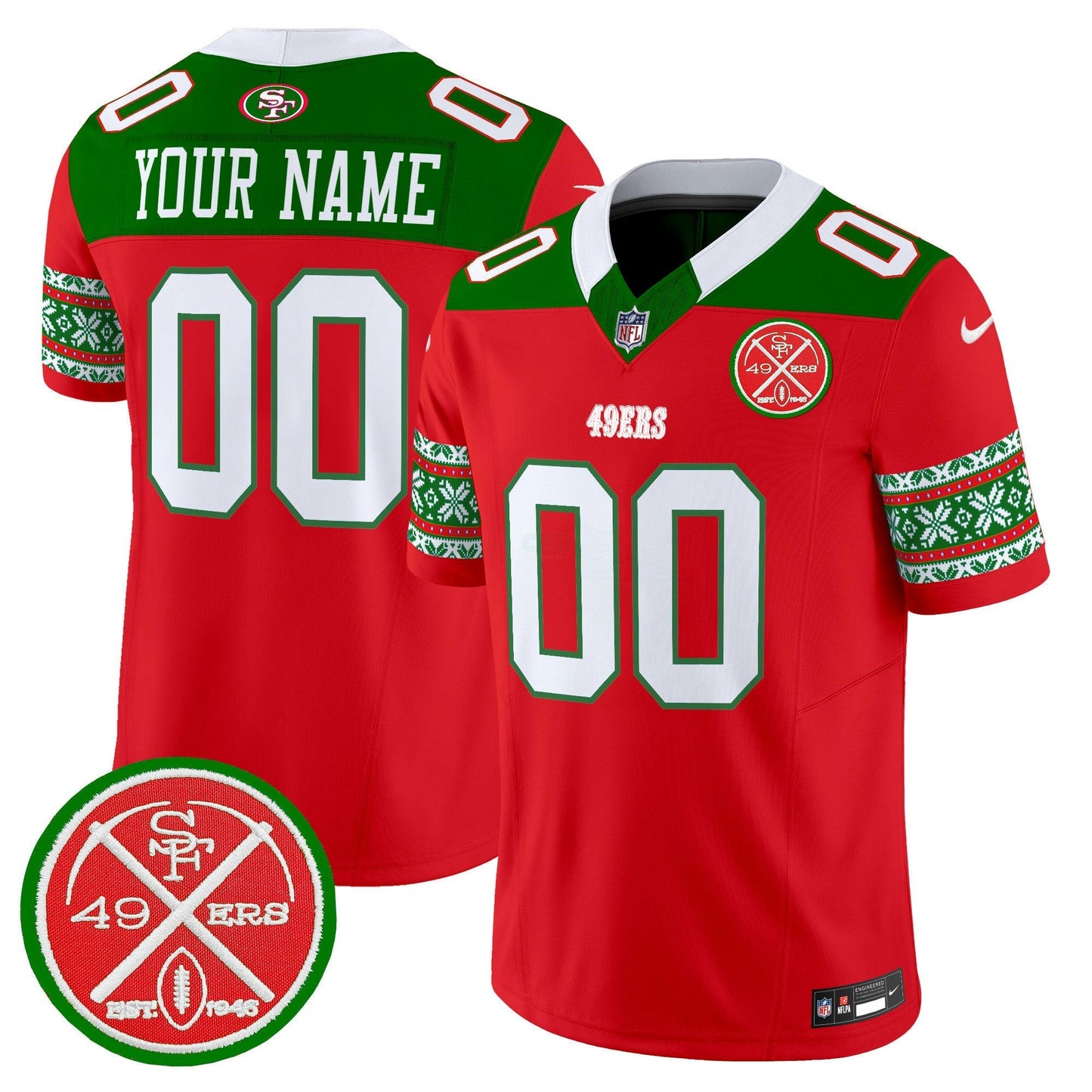 Camisa NFL 2024 Christmas Vapor Limited Jersey