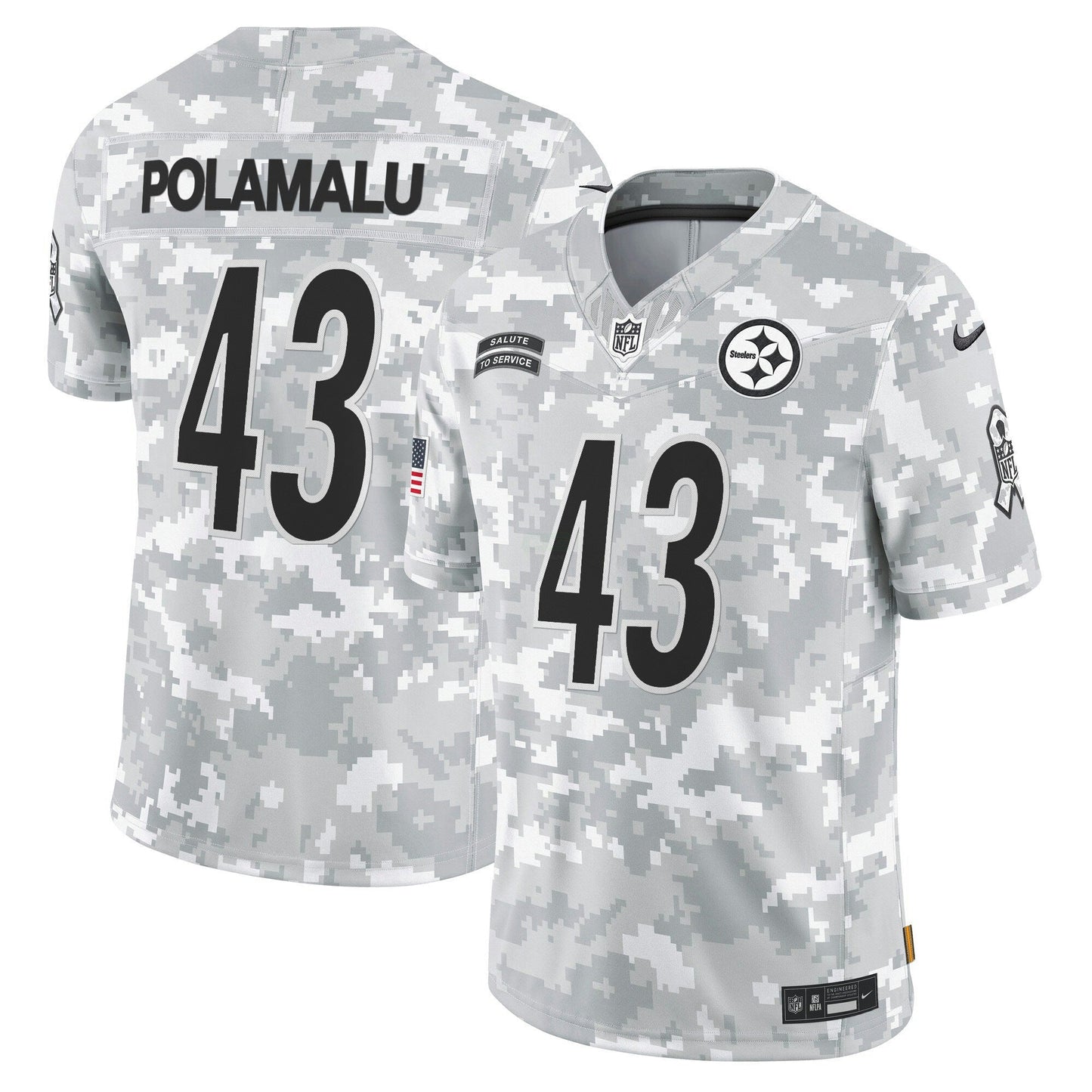 Camisa NFL Pittsburgh Steelers 2024 Salute to Service Vapor Limited Jersey – Arctic Camo