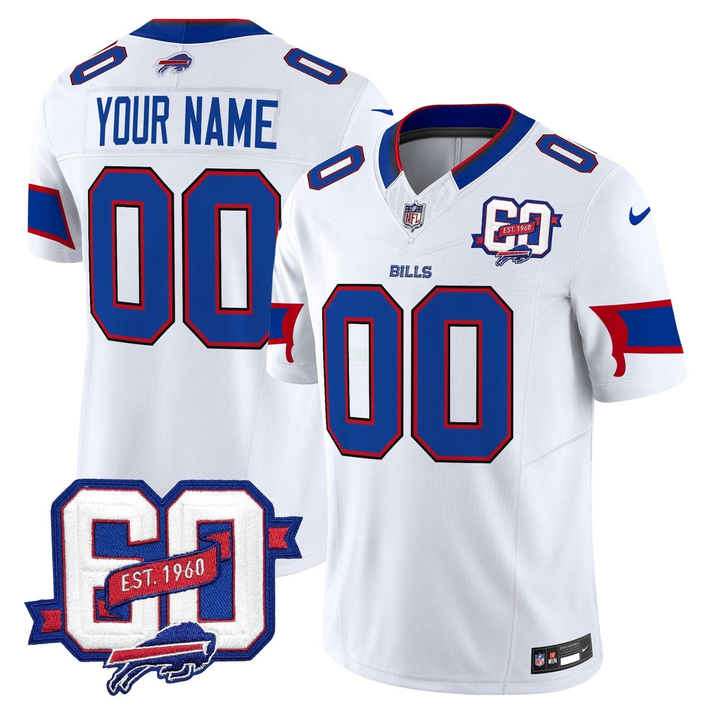 Camisa NFL 60th Anniversary Patch Vapor Limited Jersey