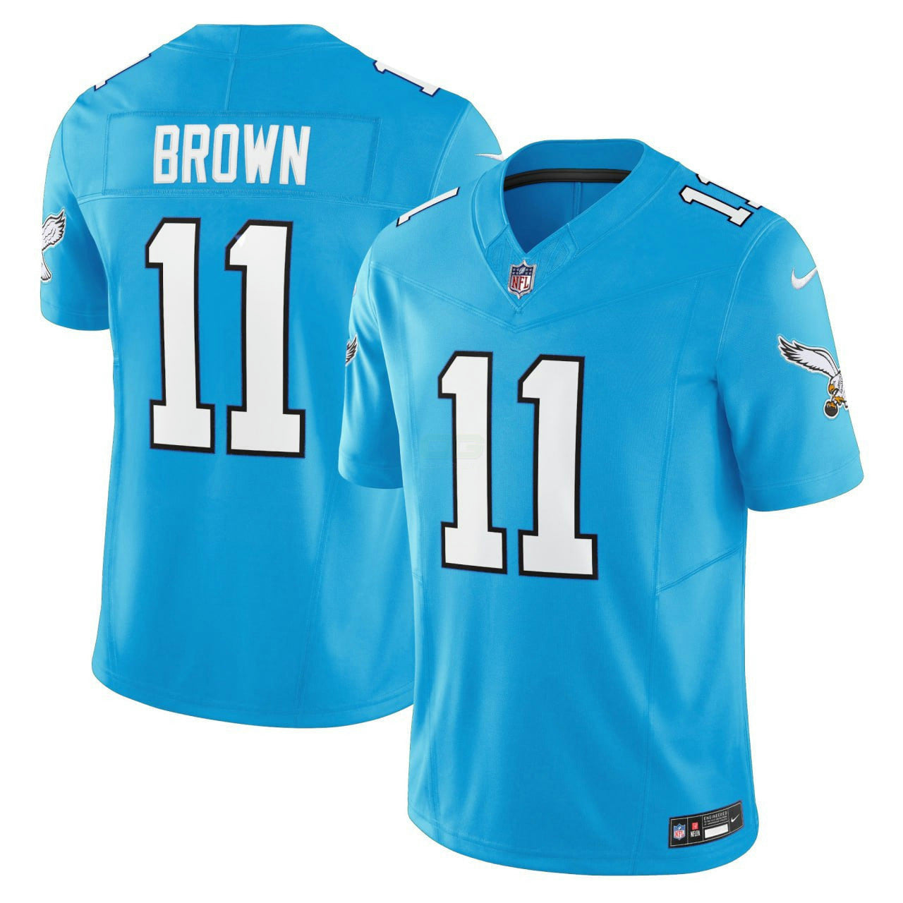 Camisa NFL A. J. Marrom Philadelphia F.U.S.E. Azul Jersey - Azul