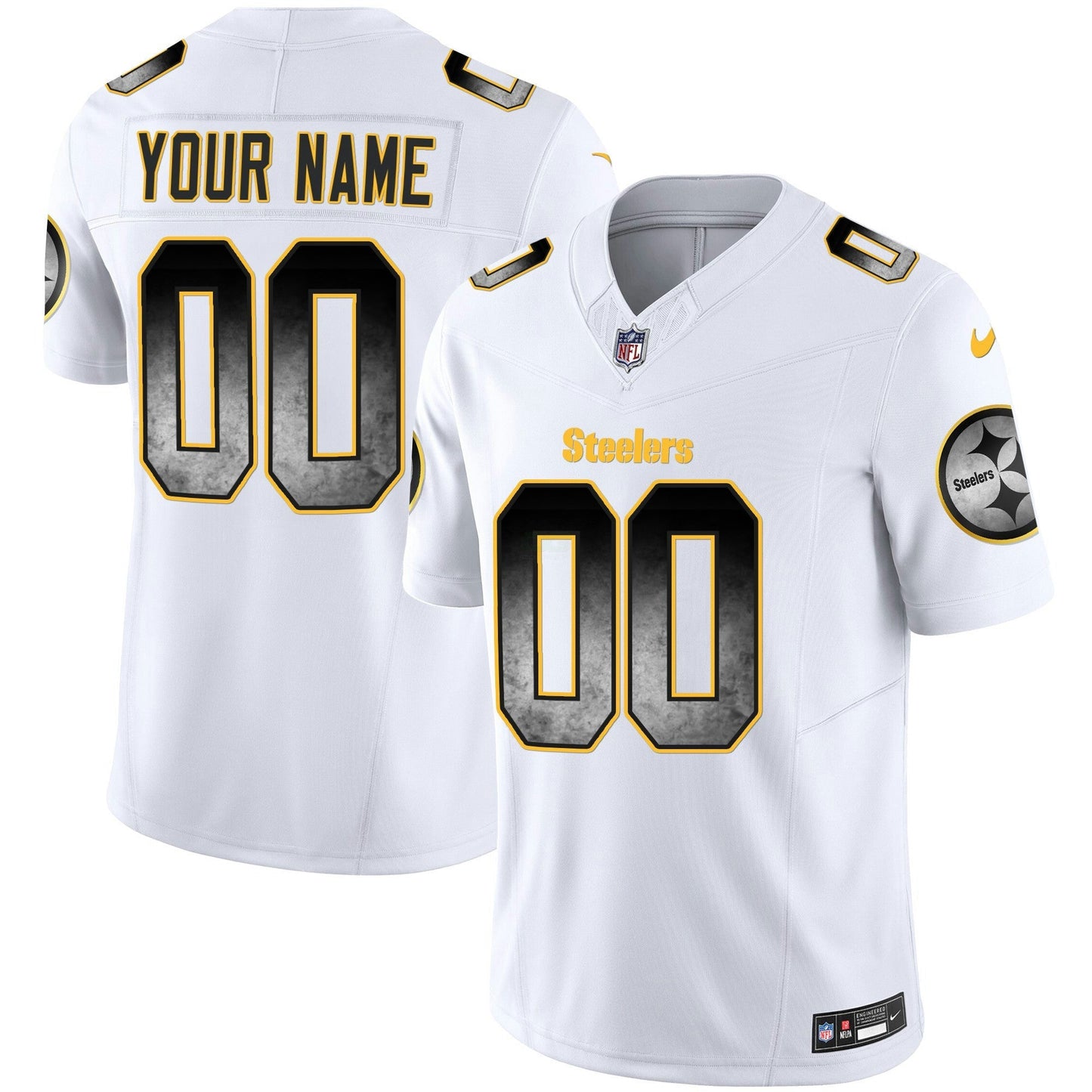 Camisa NFL Pittsburgh Steelers Arch Smoke Vapor Jersey