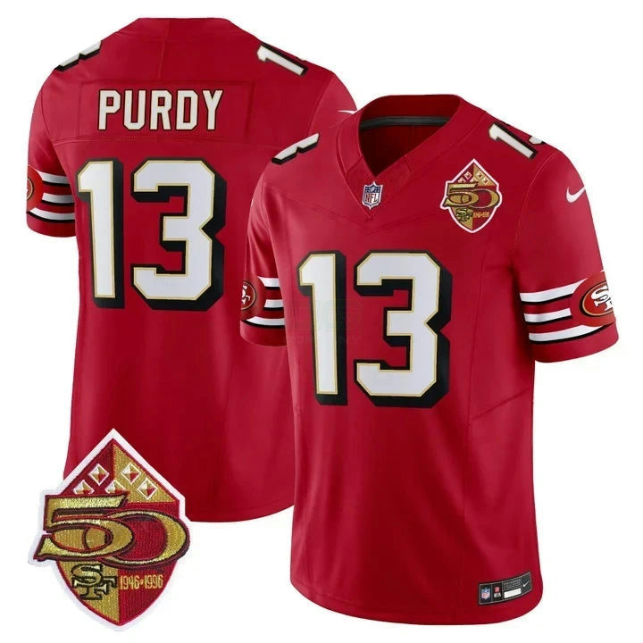 Camisa NFL Brock Purdy San Francisco 1996 Throwback Jersey - Escarlate