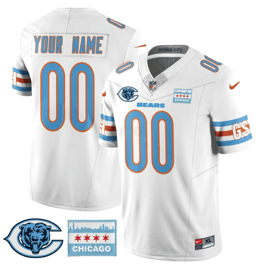 Camisa NFL Chicago City Edition GSH Jersey – Chicago Flag