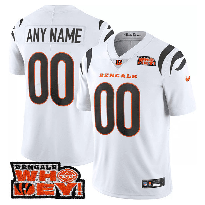 Camisa NFL Cincinnati Who Dey Patch Jersey