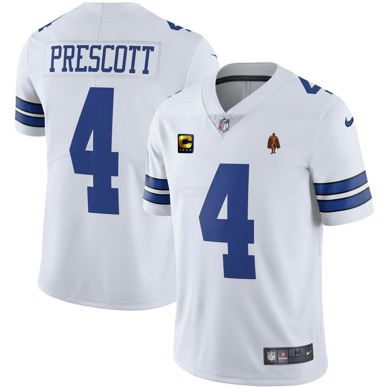 Camisa NFL Dallas Dak Prescott Walter Payton Patch Jersey
