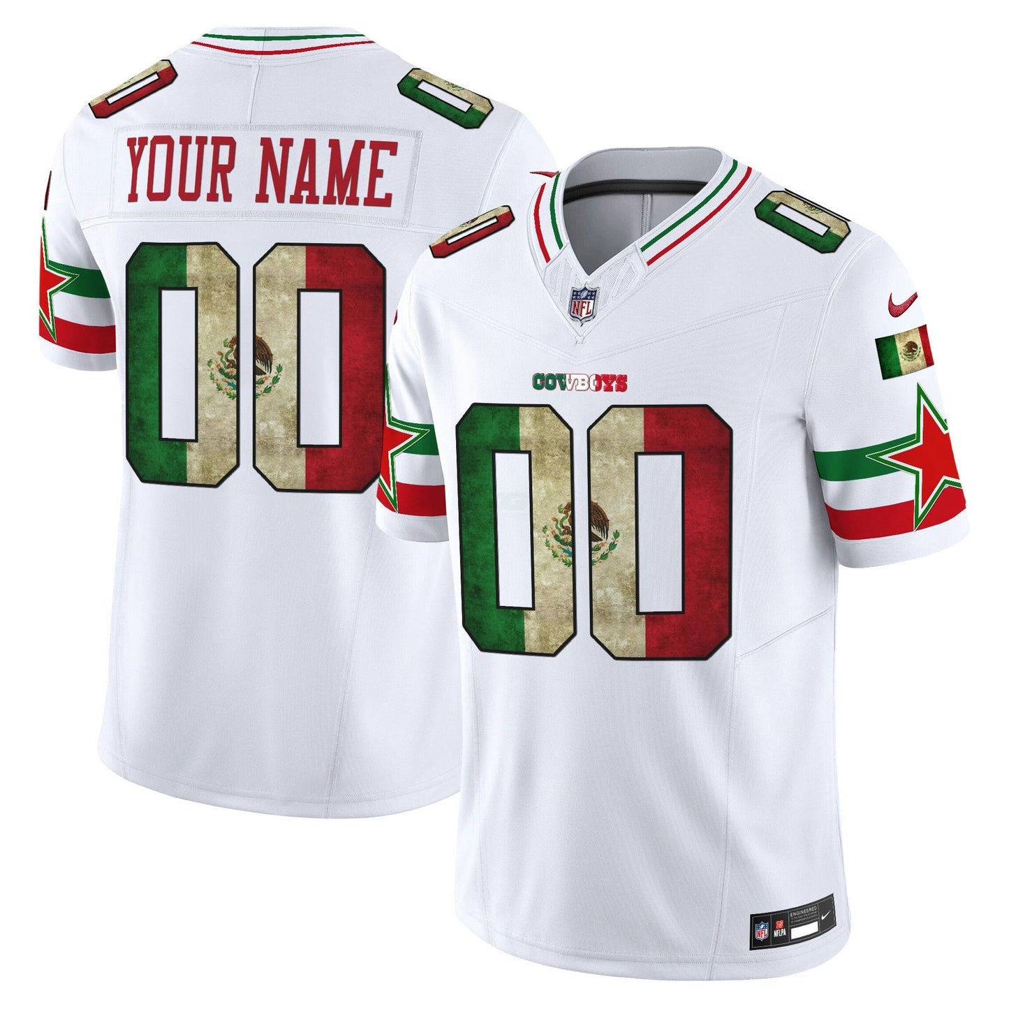 Camisa NFL Dallas Mexico Vapor Limited Jersey V3