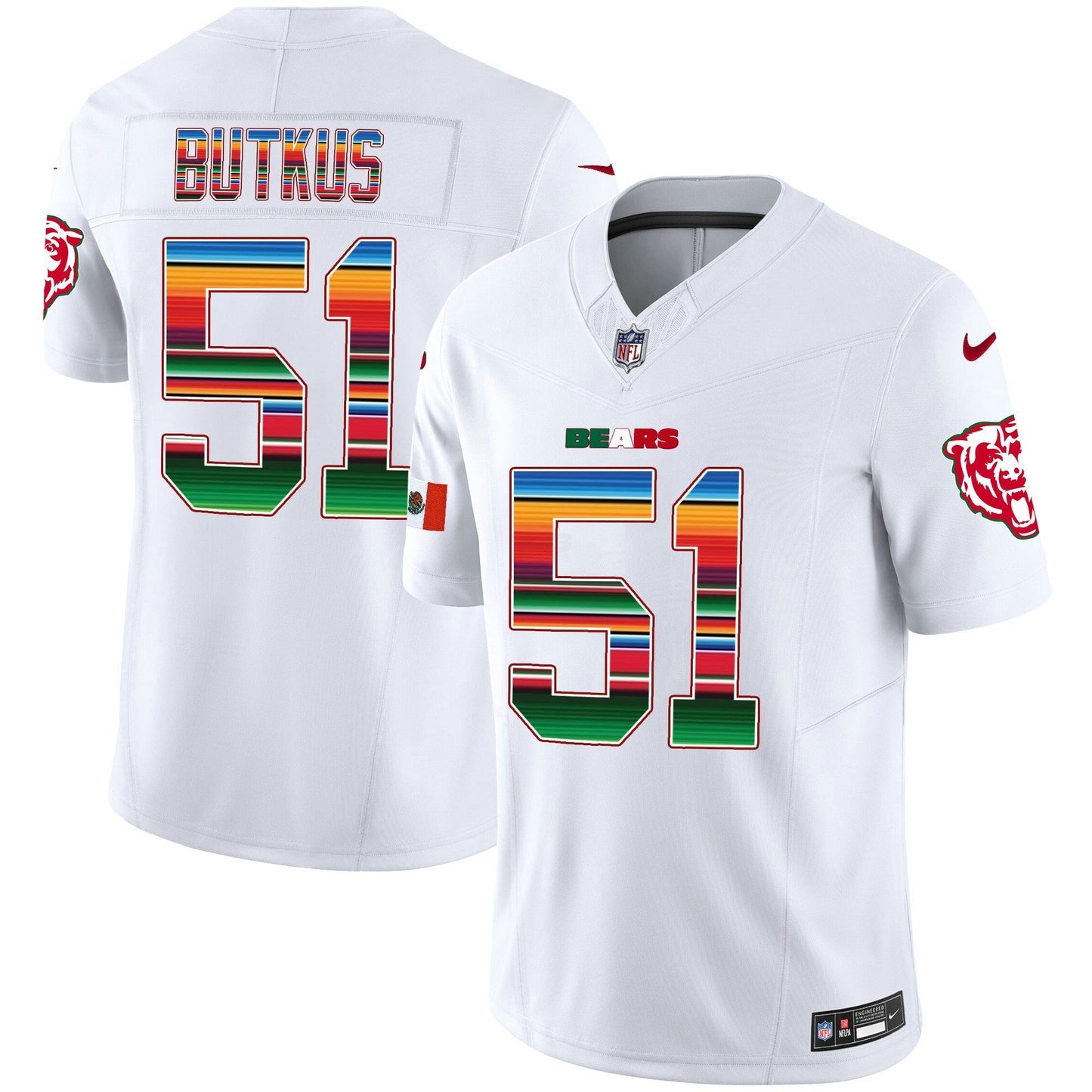 Camisa NFL Dick Butkus Mexico Vapor Jersey