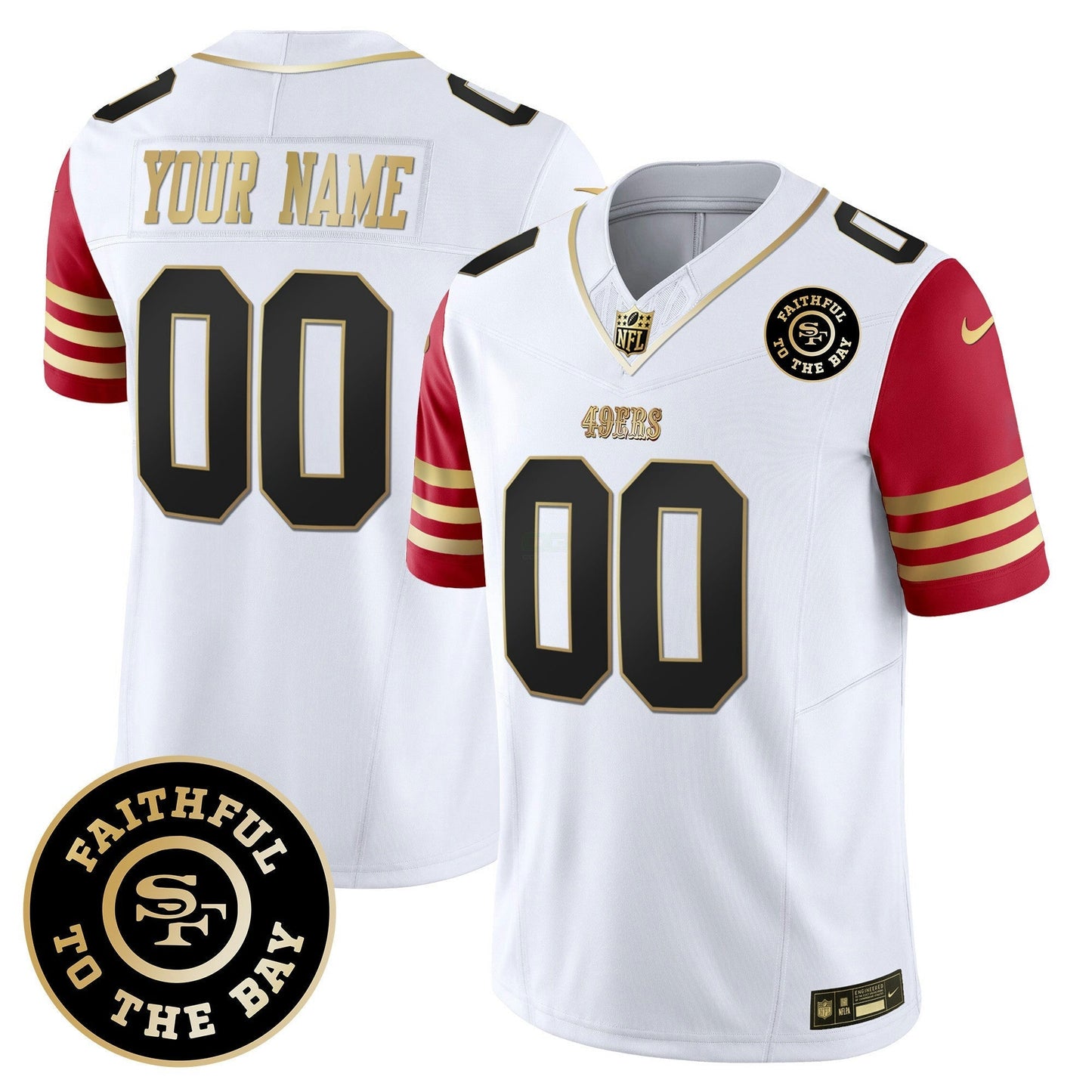 Camisa NFL Faithful To The Bay Patch 2024 Vapor Limited Jersey
