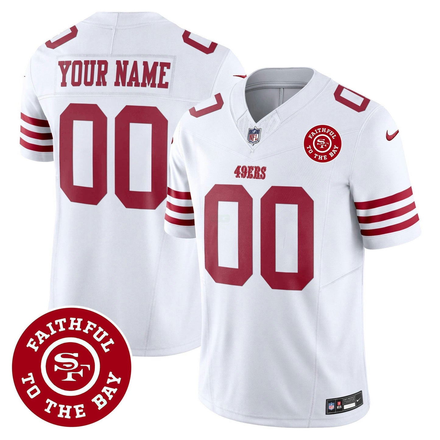 Camisa NFL Faithful To The Bay Patch Vapor Jersey