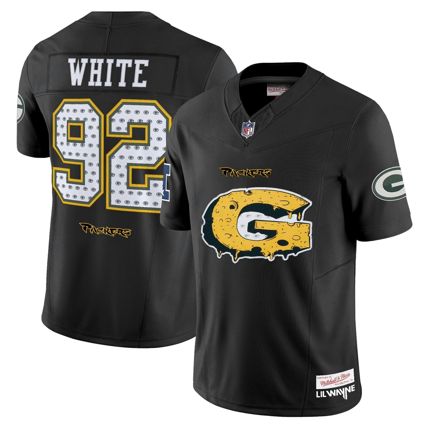 Camisa NFL Green Bay ‘Cheesehead’ x ‘Tha Carter VI’ Style Vapor Limited Jersey