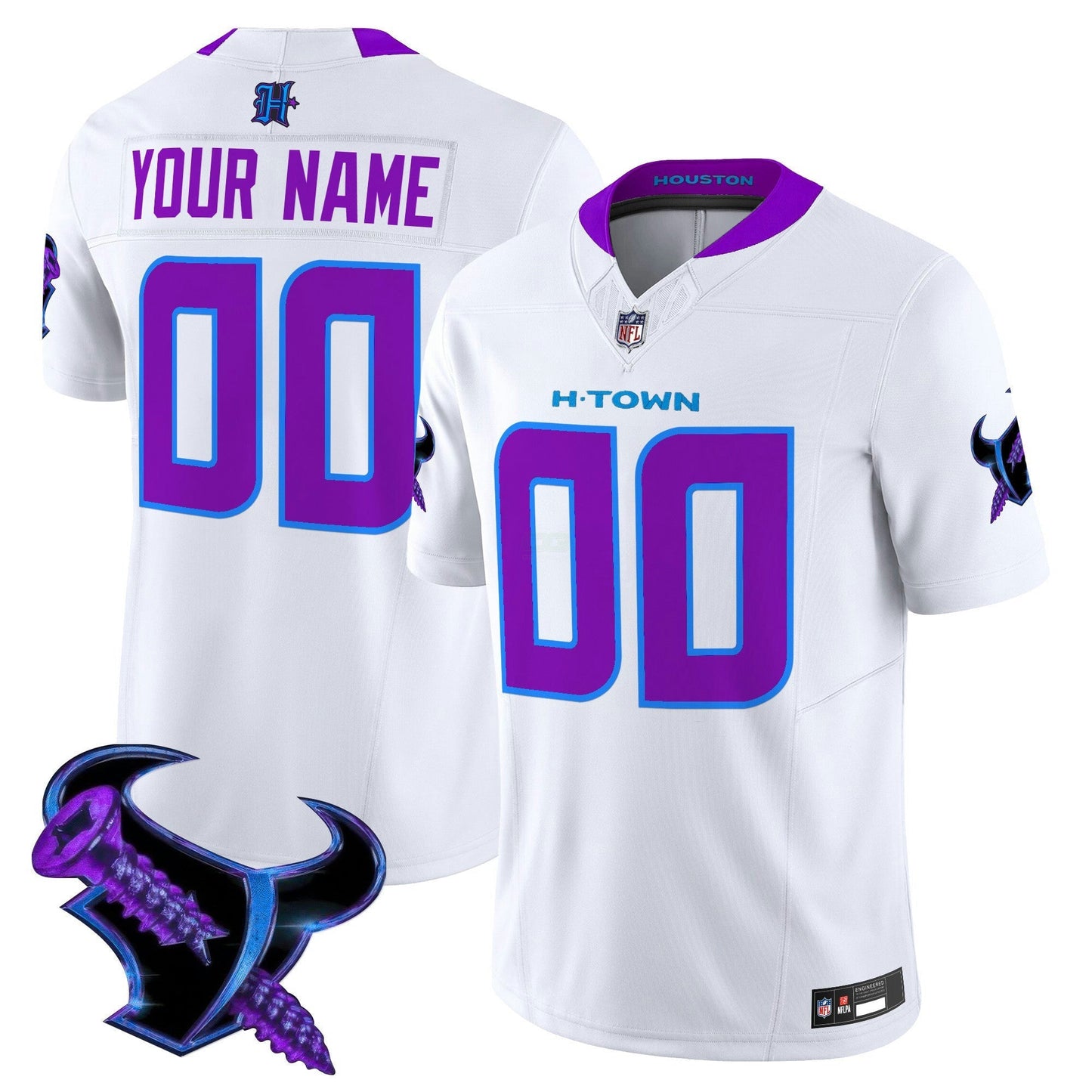 Camisa NFL Houston 2025 DJ Screw Vapor Limited Jersey