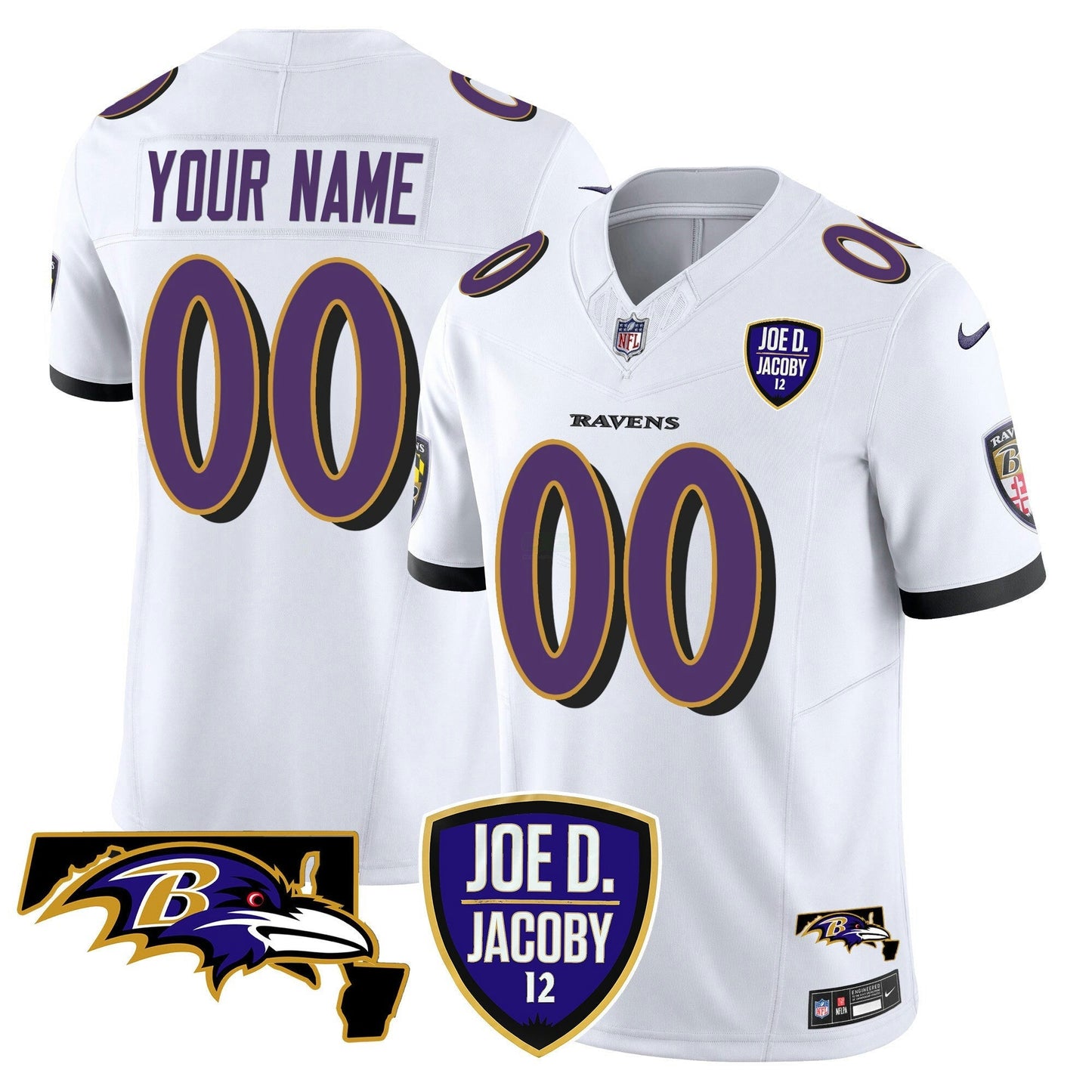 Camisa NFL Joe D & Jacoby Patch Vapor Limited Jersey