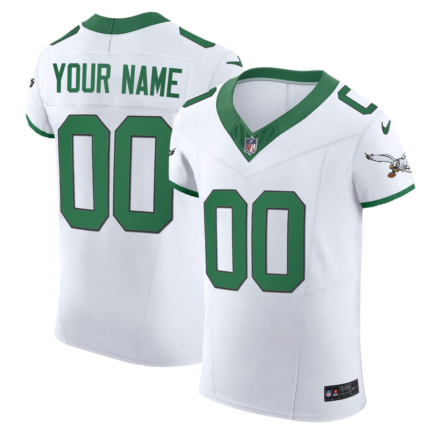 Camisa NFL Kelly Green Vapor Elite Jersey