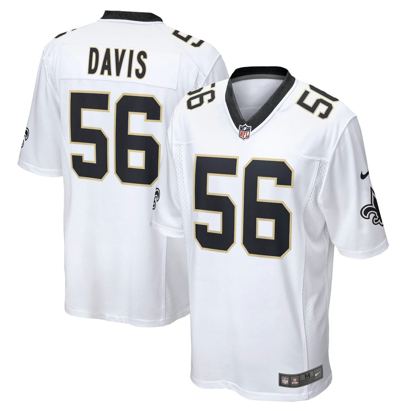 Camisa NFL Men’s #56 Demario Davis New Orleans Jersey