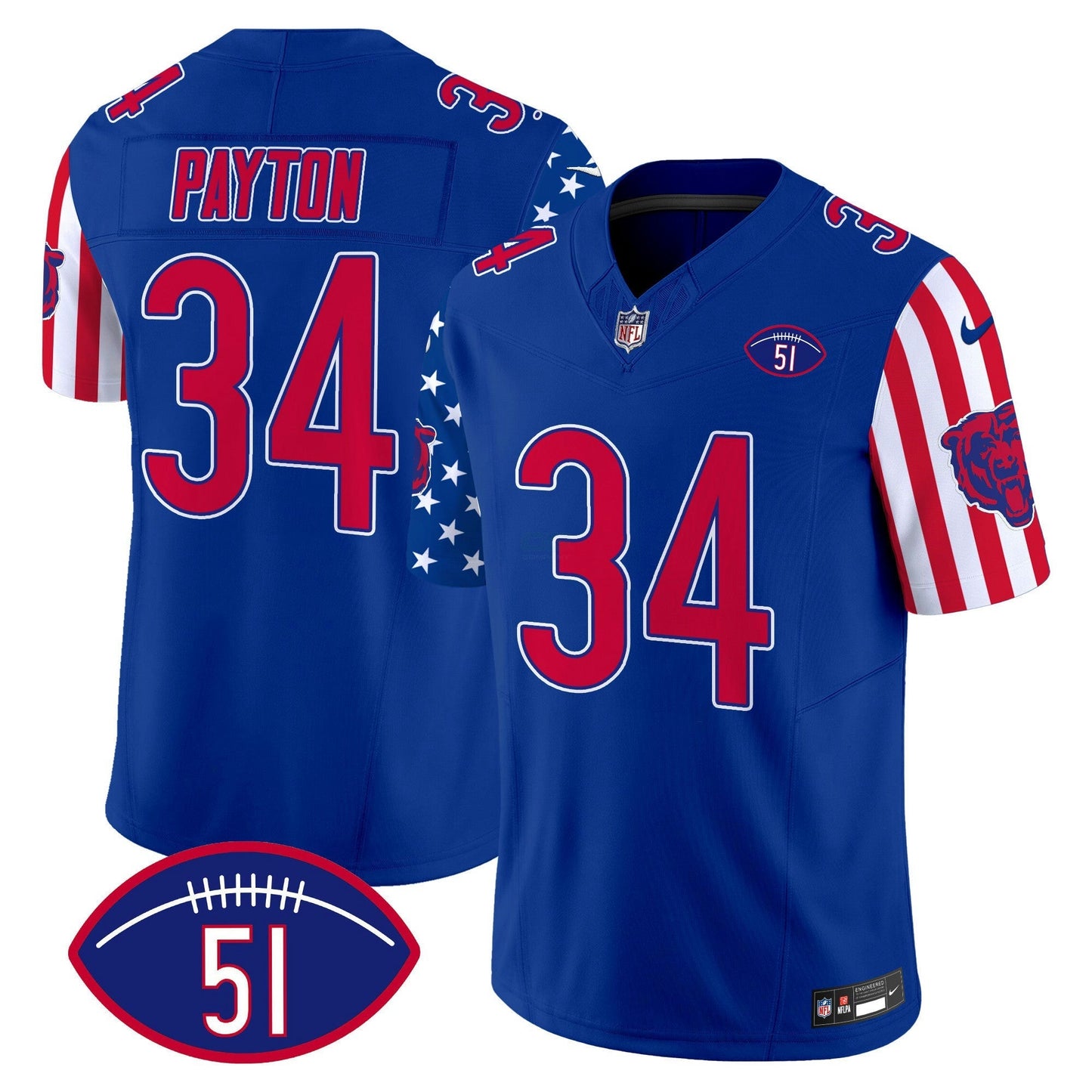 Camisa NFL Chicago Bears Men’s American Style Vapor Limited Jersey
