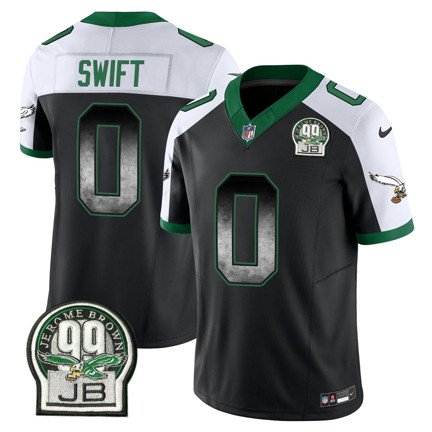 Camisa NFL Men’s Arch Smoke Kelly Green Vapor Jersey