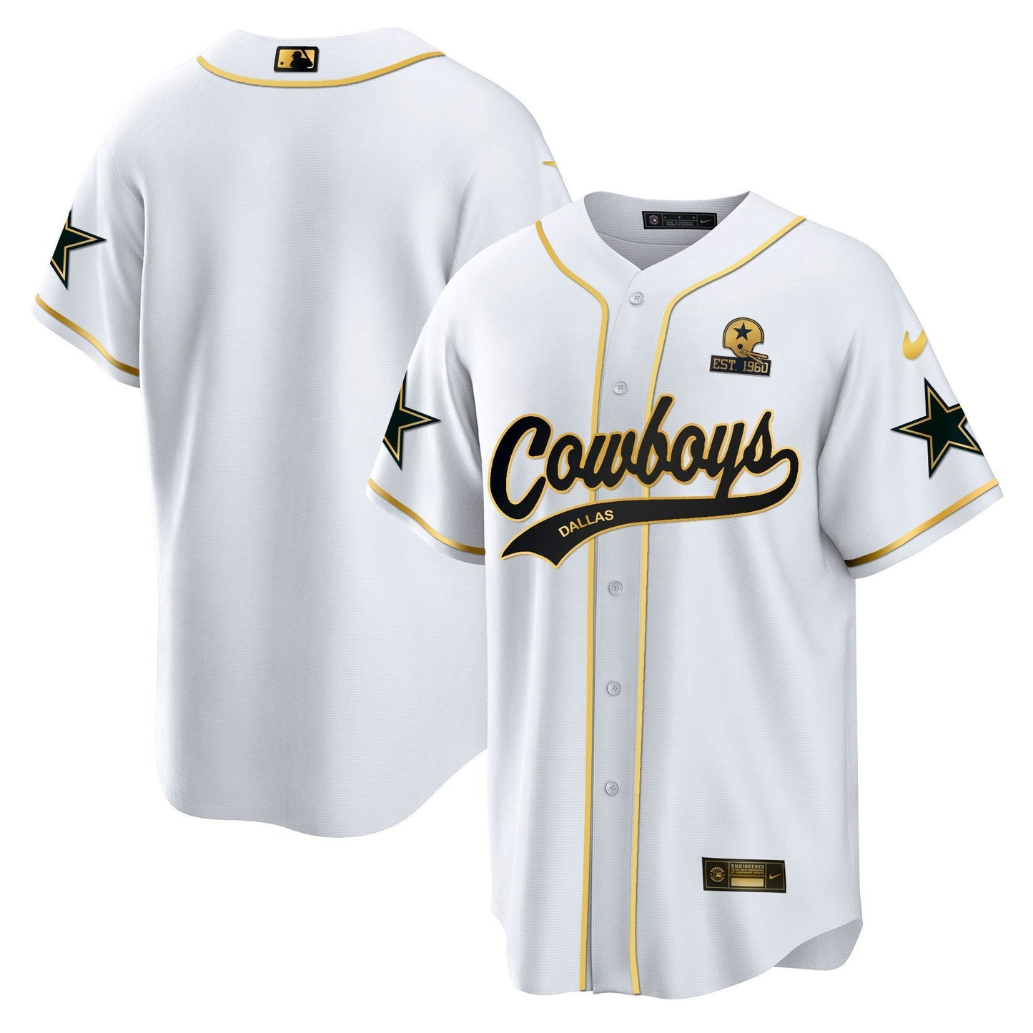 Camisa NFL Men’s Baseball Gold Jersey