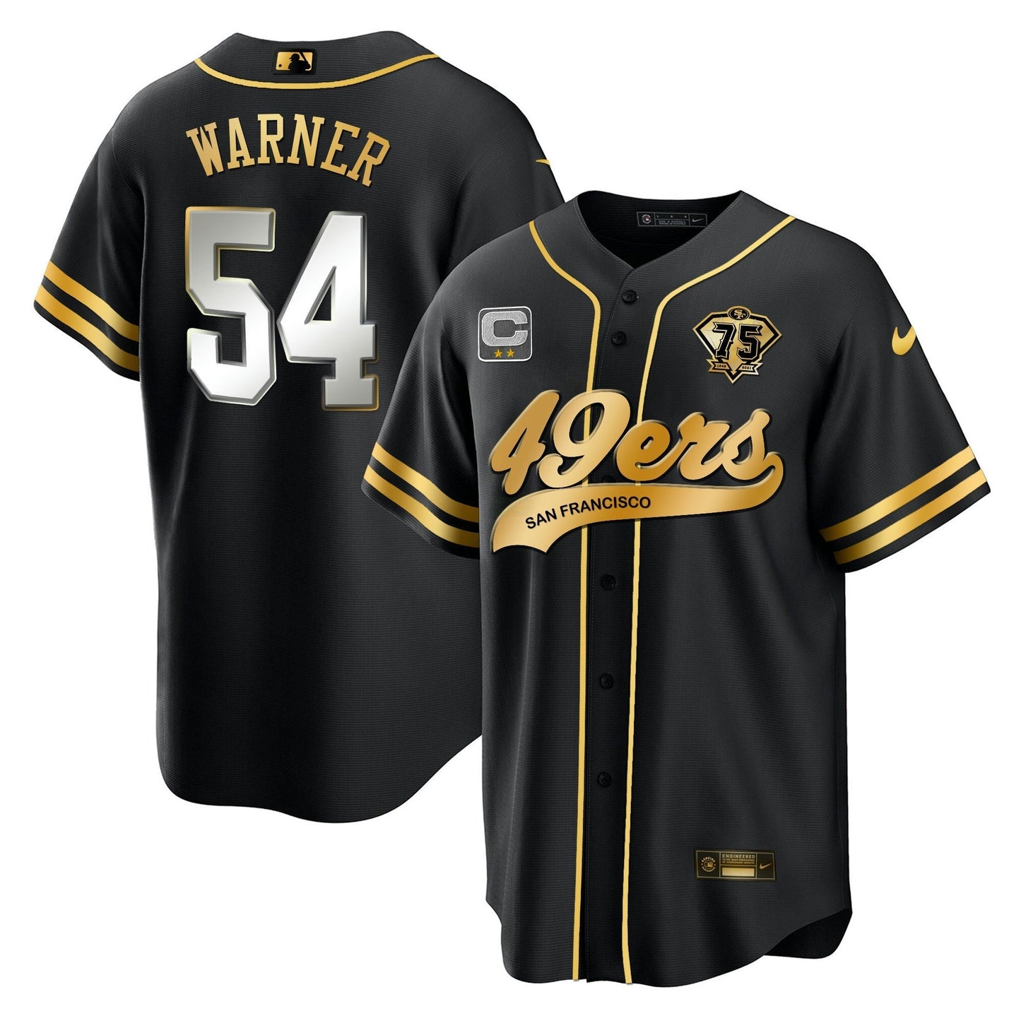 Camisa NFL Men’s Cool Base Dourada Limited Jersey