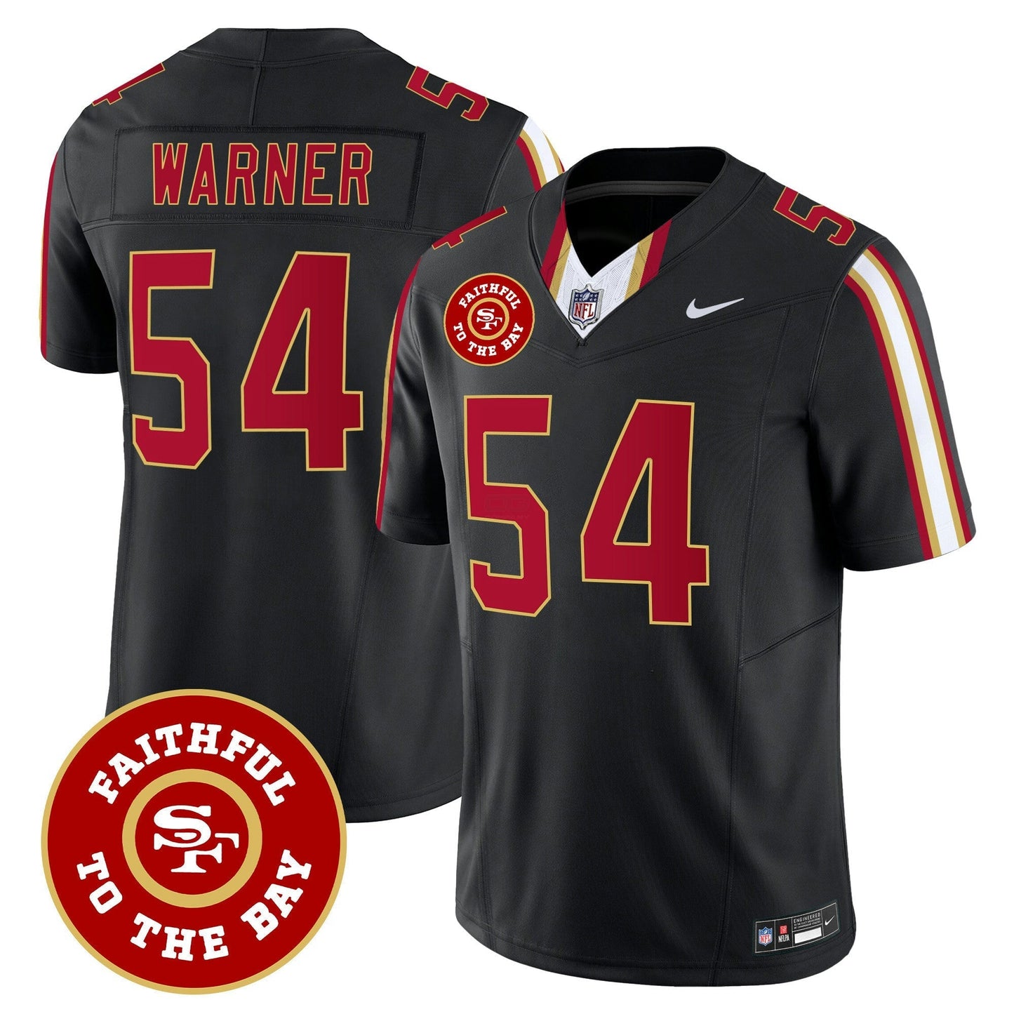 Camisa NFL Men’s Faithful To The Bay Patch Vapor Limited Jersey V9