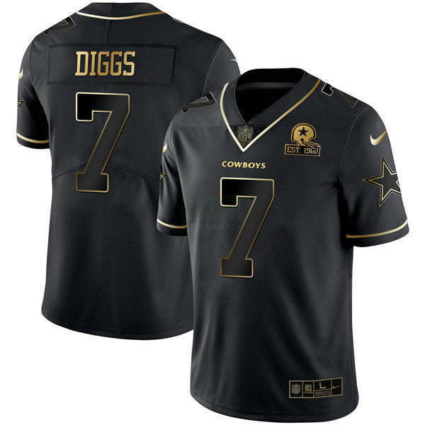 Camisa NFL Men’s Gold & Split Vapor Est 1960 Patch Jersey