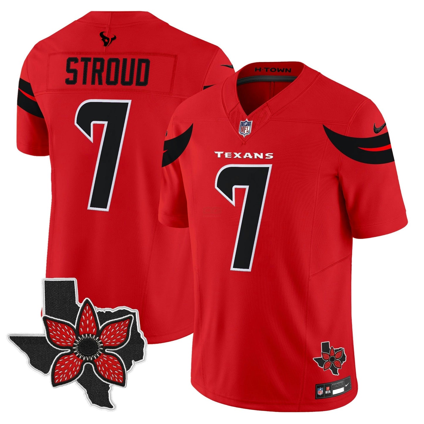 Camisa NFL Men’s Houston ‘Stranger Things Edition’ Vapor Limited Jersey