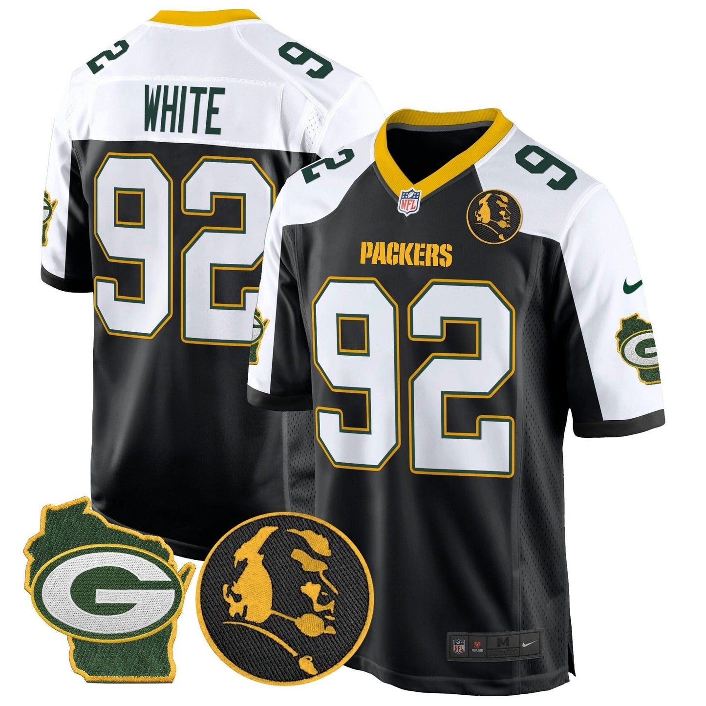 Camisa NFL Men’s John Madden & Home Patch Game Jersey