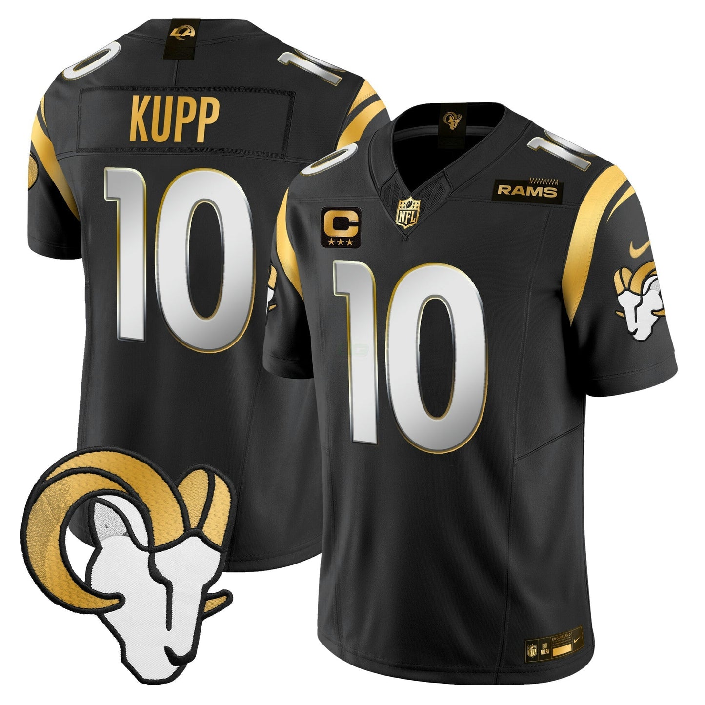 Camisa NFL Men’s Los Angeles 2024 Dourada Vapor Limited Jersey